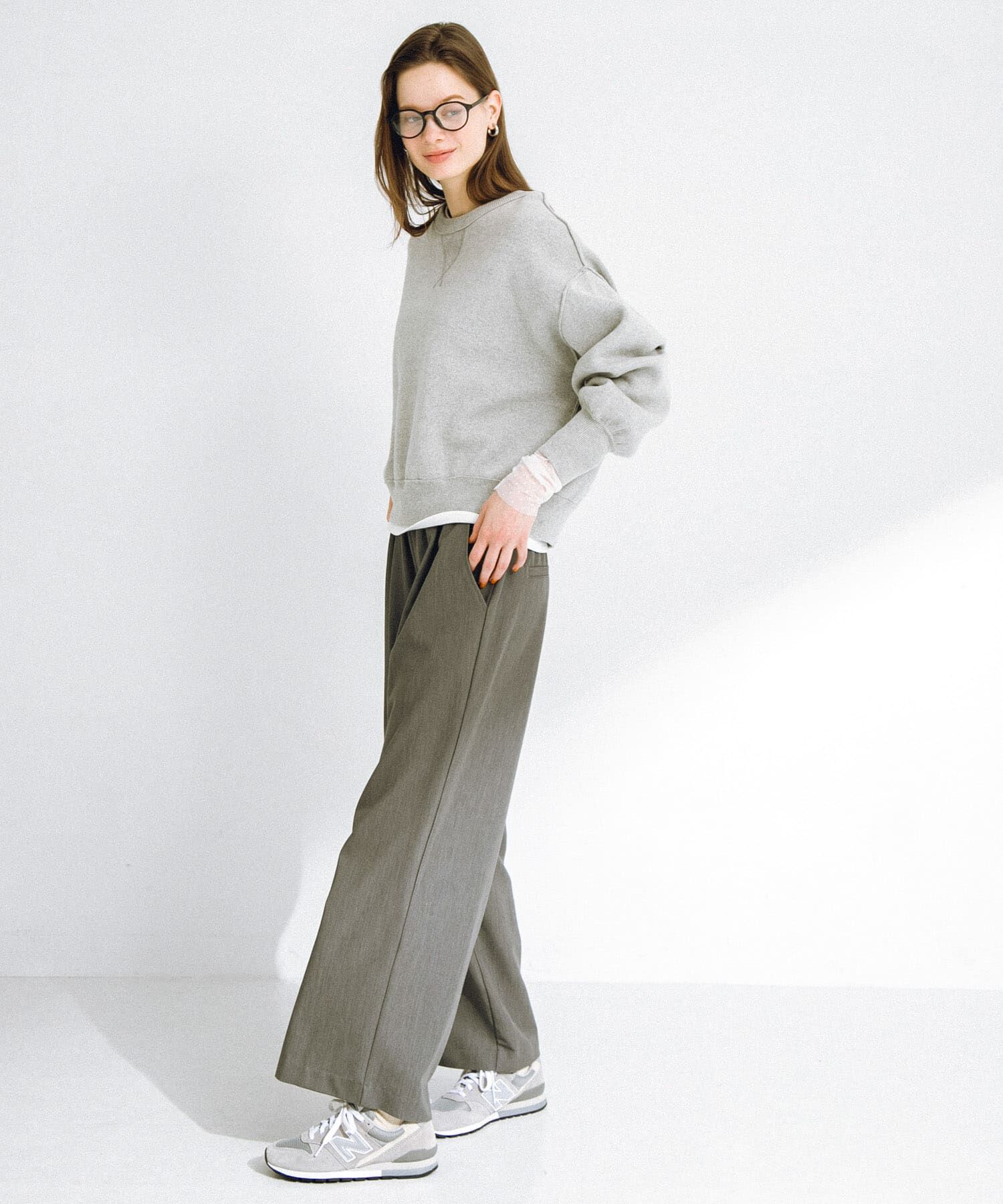 Sonny Label 「チュールスリーブレイヤードロングTシャツ」|Tシャツ・カットソー|