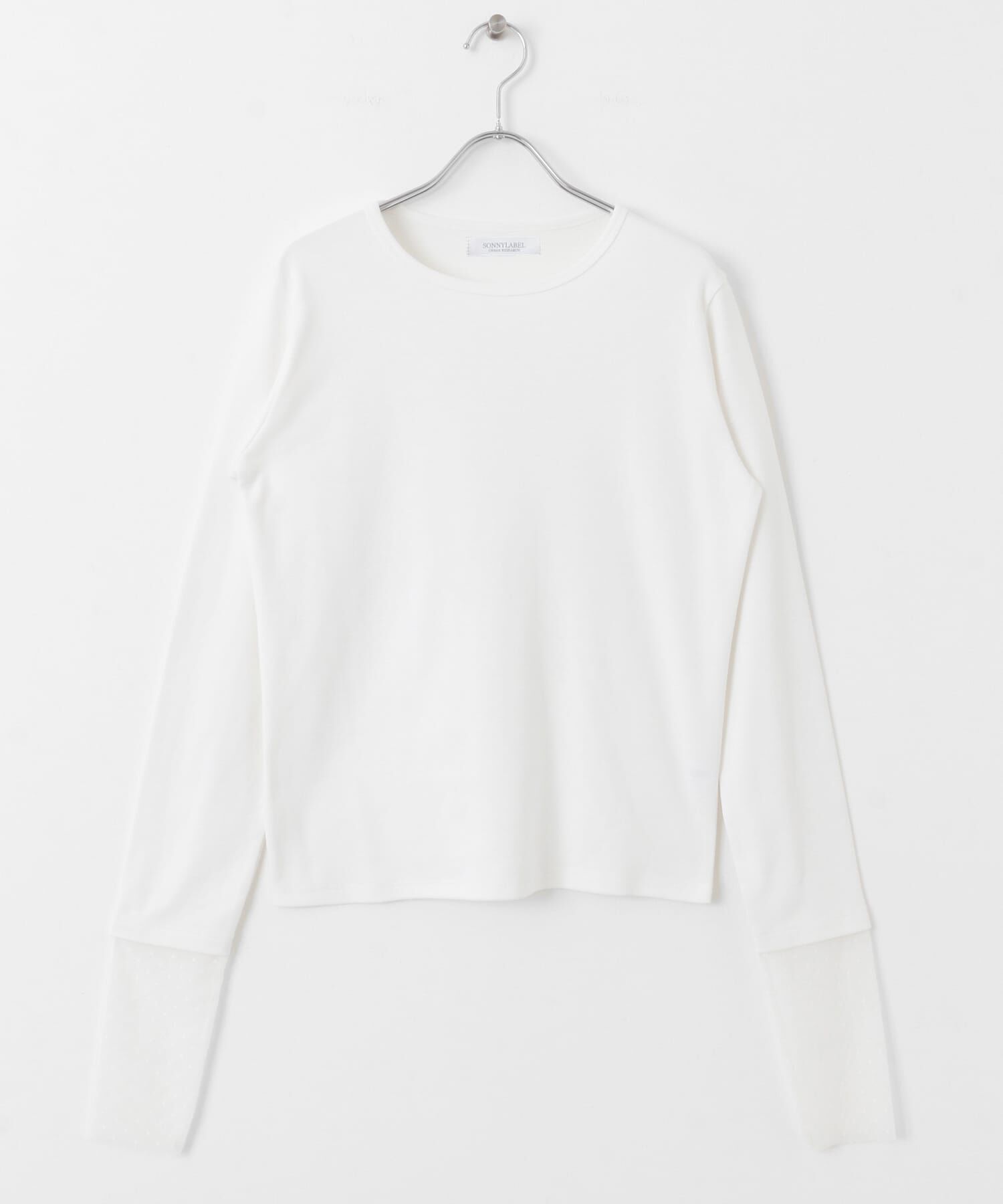 Sonny Label 「チュールスリーブレイヤードロングTシャツ」|Tシャツ・カットソー|