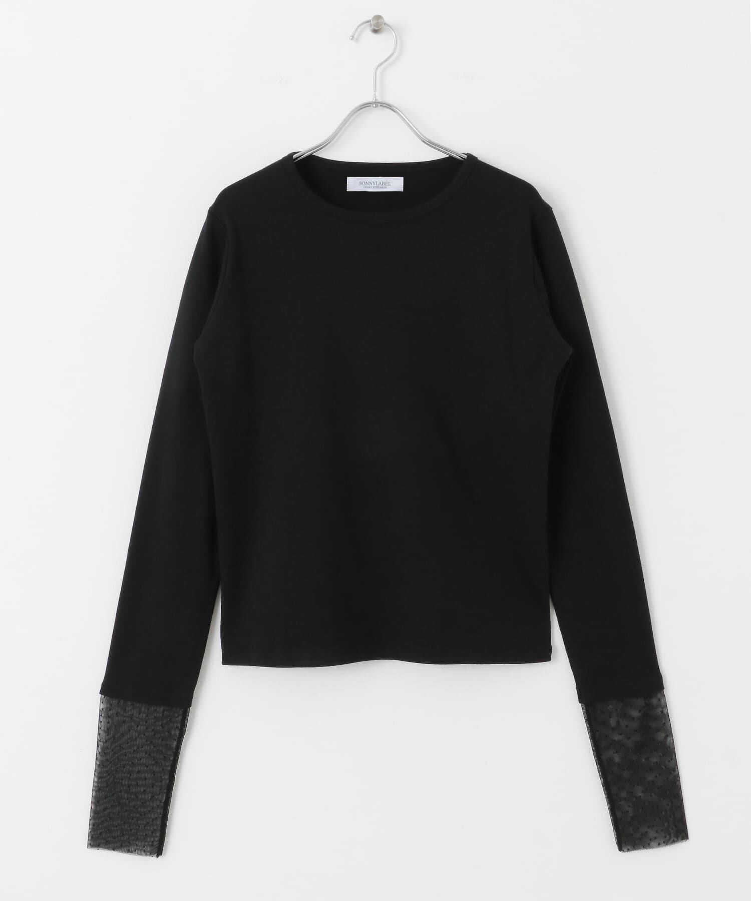 Sonny Label 「チュールスリーブレイヤードロングTシャツ」|Tシャツ・カットソー|