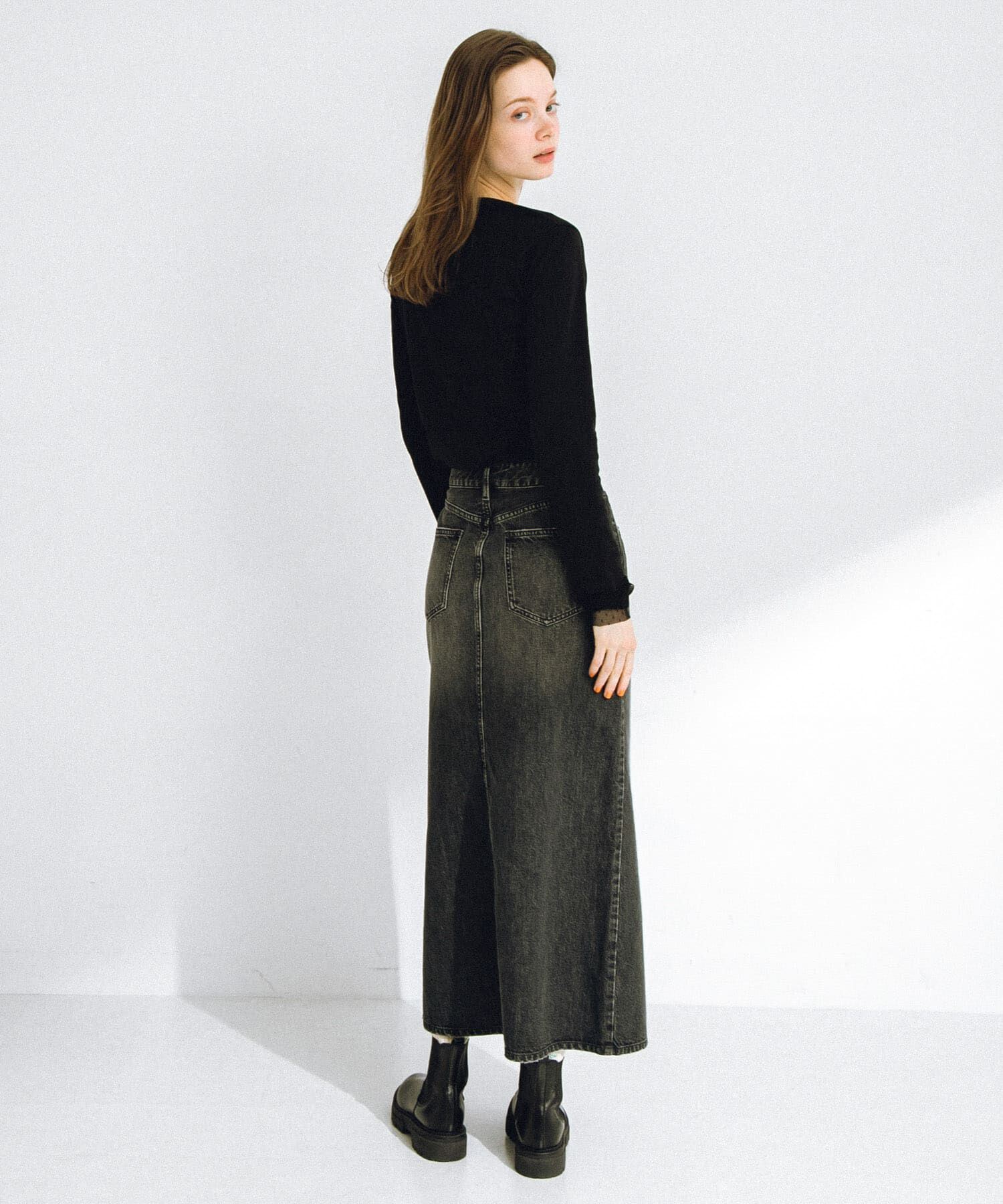 Sonny Label 「チュールスリーブレイヤードロングTシャツ」|Tシャツ・カットソー|