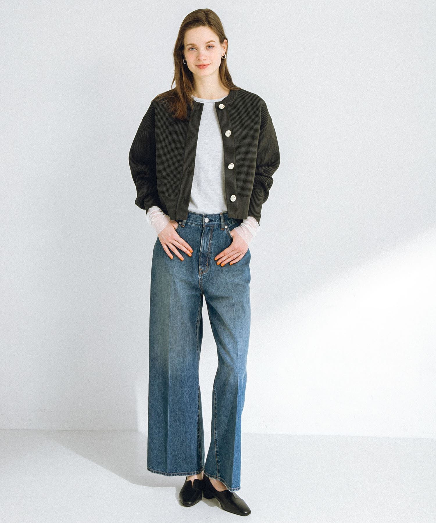 Sonny Label 「チュールスリーブレイヤードロングTシャツ」|Tシャツ・カットソー|