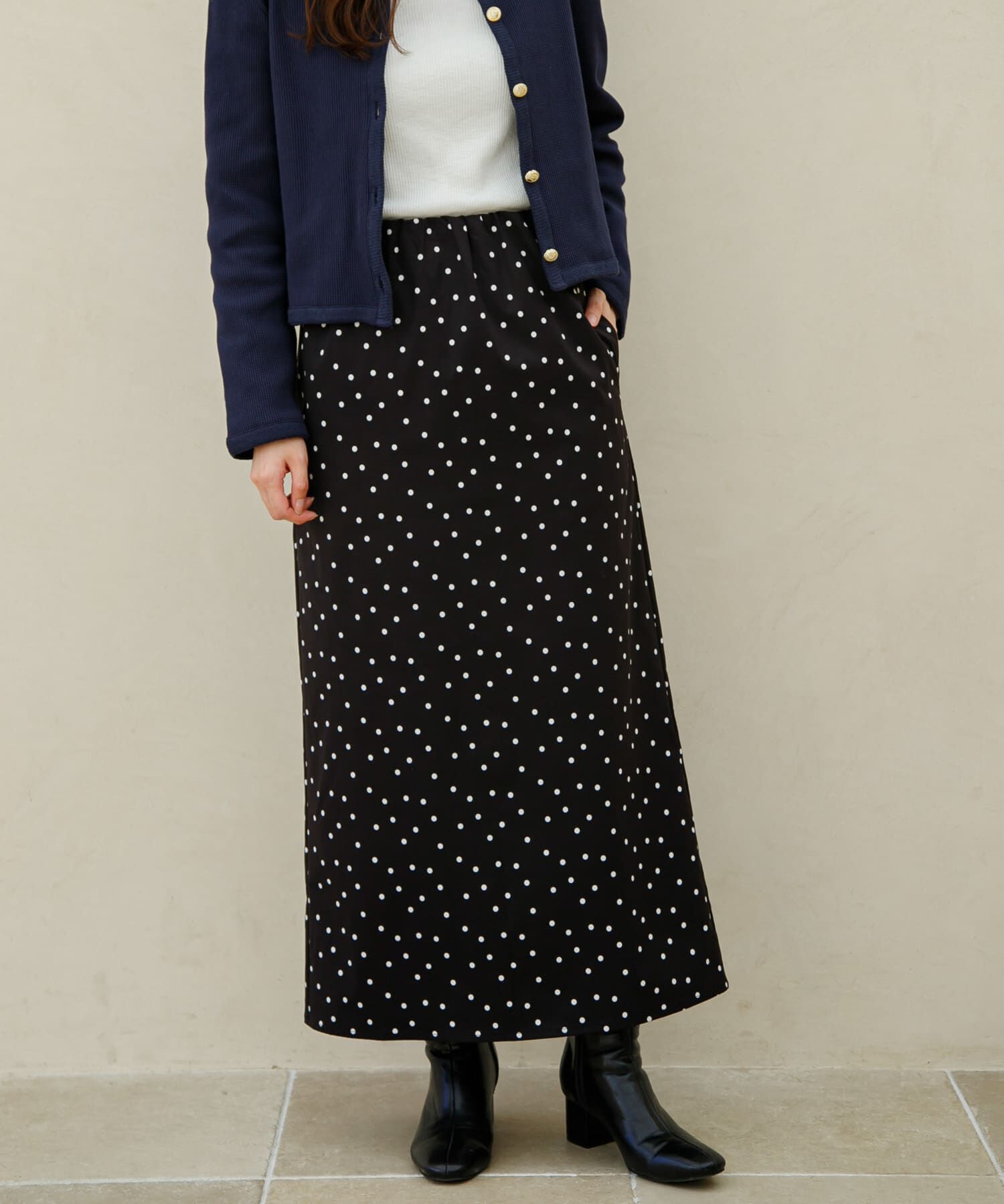 Sonny Label 「ドットアソートストレートスカート」|スカート|ドット
