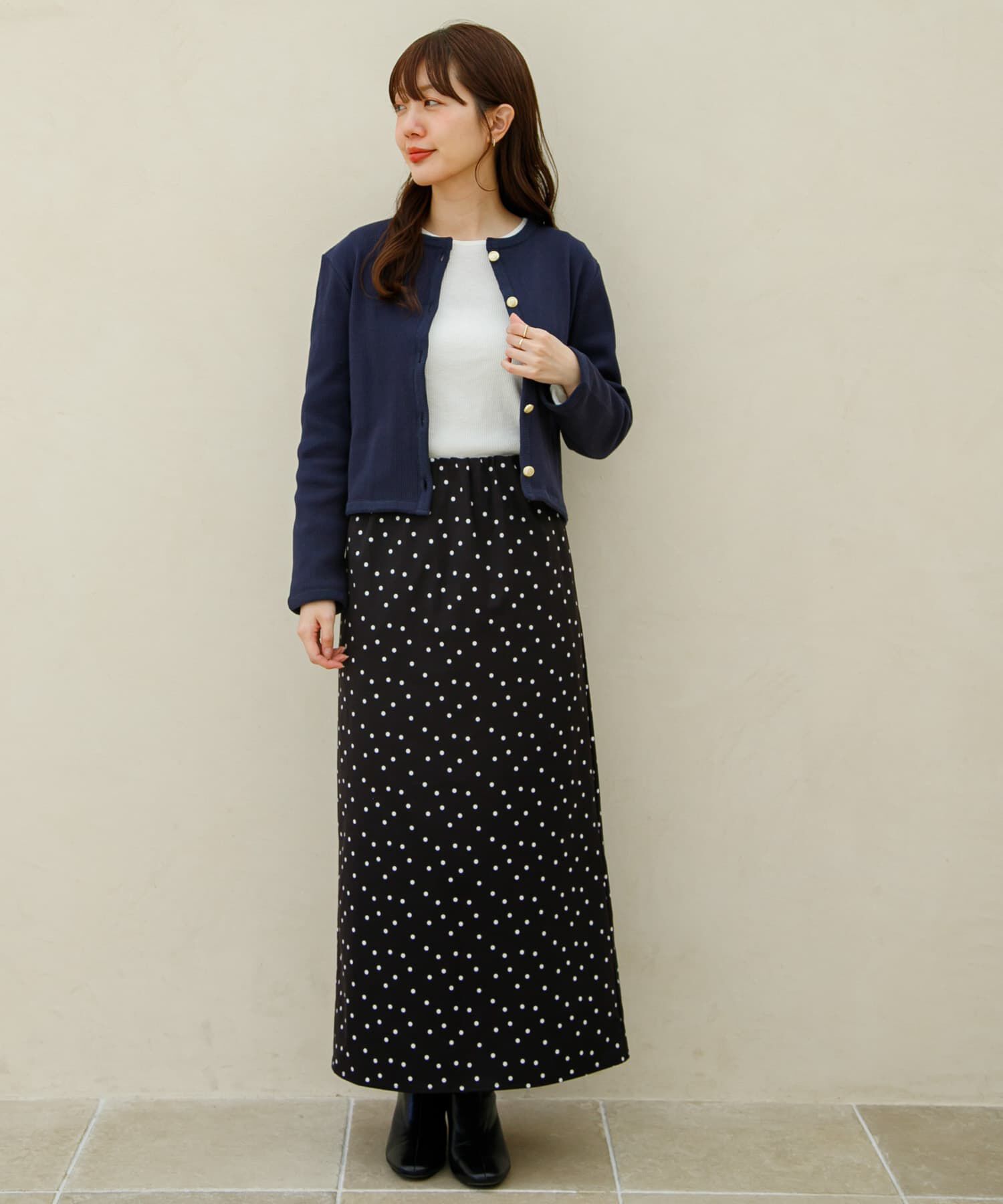 Sonny Label 「ドットアソートストレートスカート」|スカート|