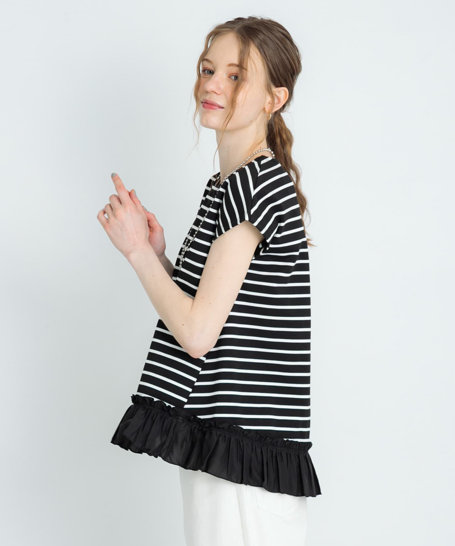 Sonny Label 「フリルヘムカットプルオーバー」|Tシャツ・カットソー|