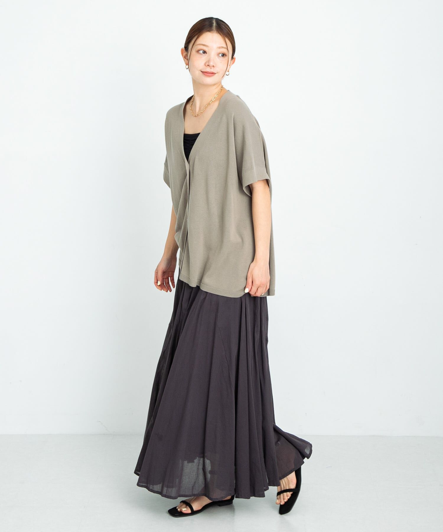 Sonny Label 「エアリーコットンボイルフレアスカート」|スカート|