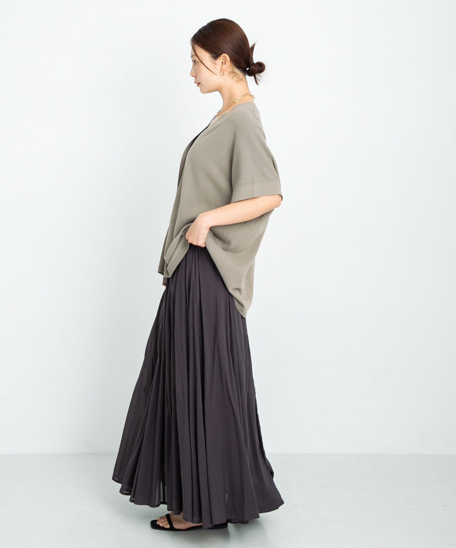 Sonny Label 「エアリーコットンボイルフレアスカート」|スカート|