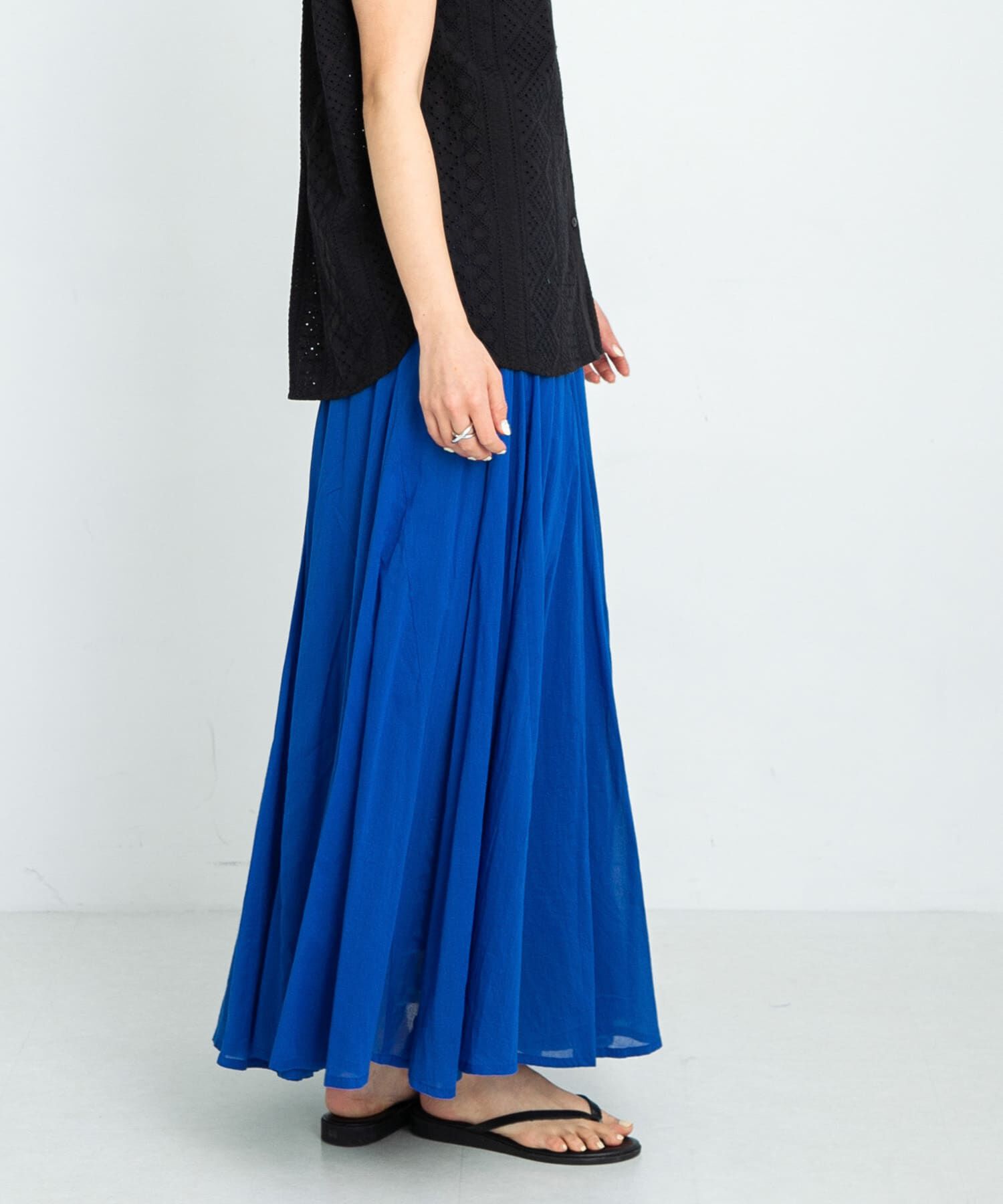 Sonny Label 「エアリーコットンボイルフレアスカート」|スカート|