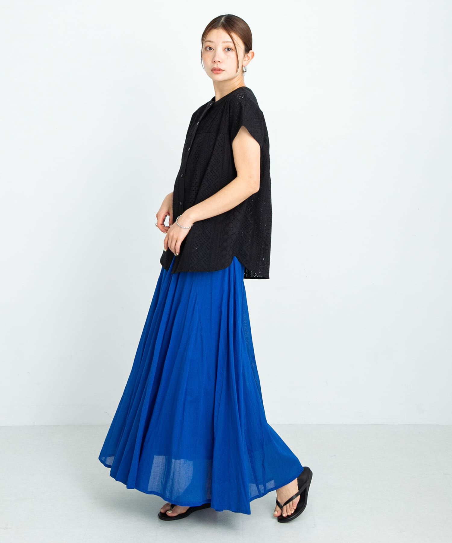 Sonny Label 「エアリーコットンボイルフレアスカート」|スカート|