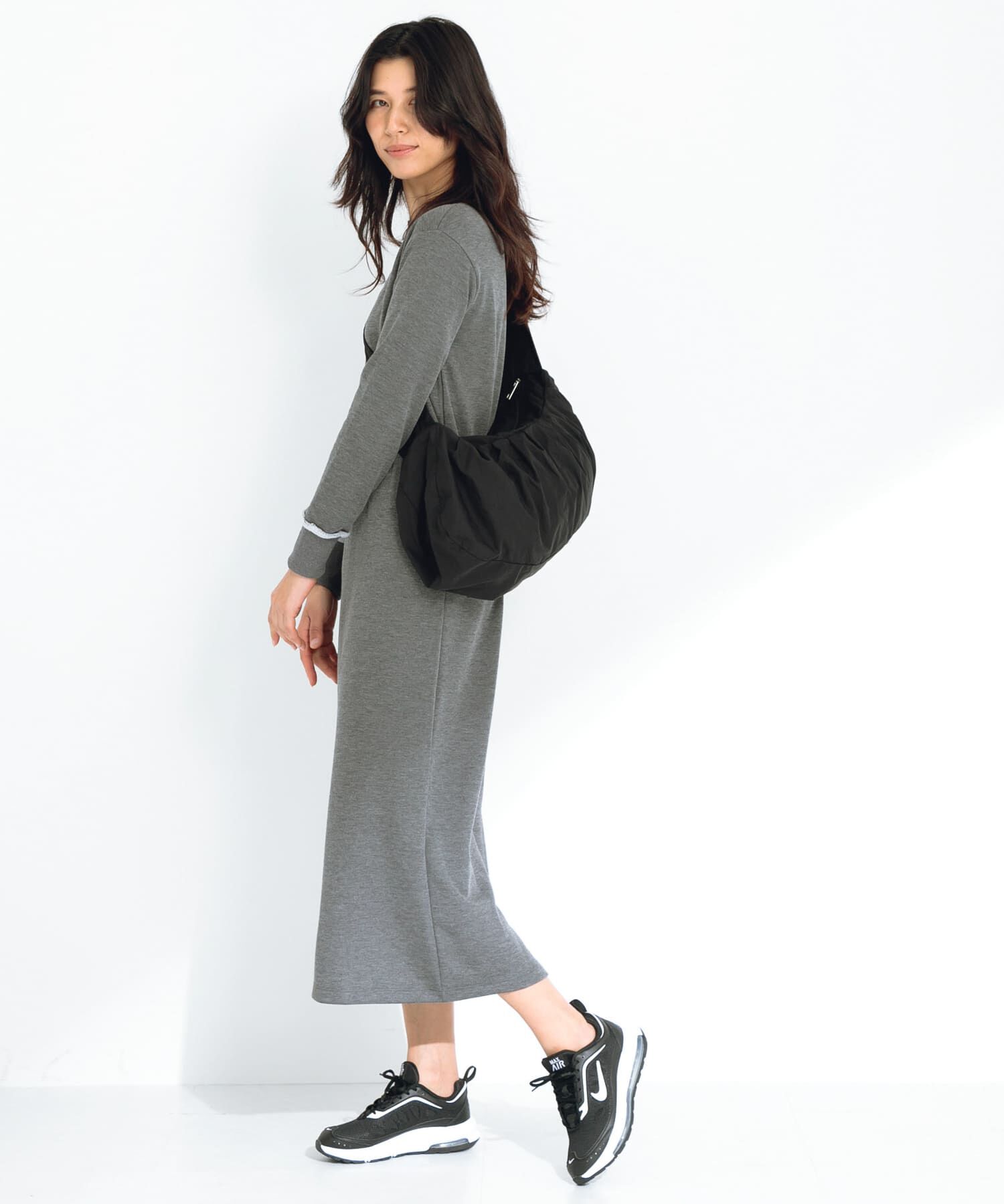 Sonny Label 「SLAB　Sweat Comfort One-Piece」|ワンピース|チャコールグレー