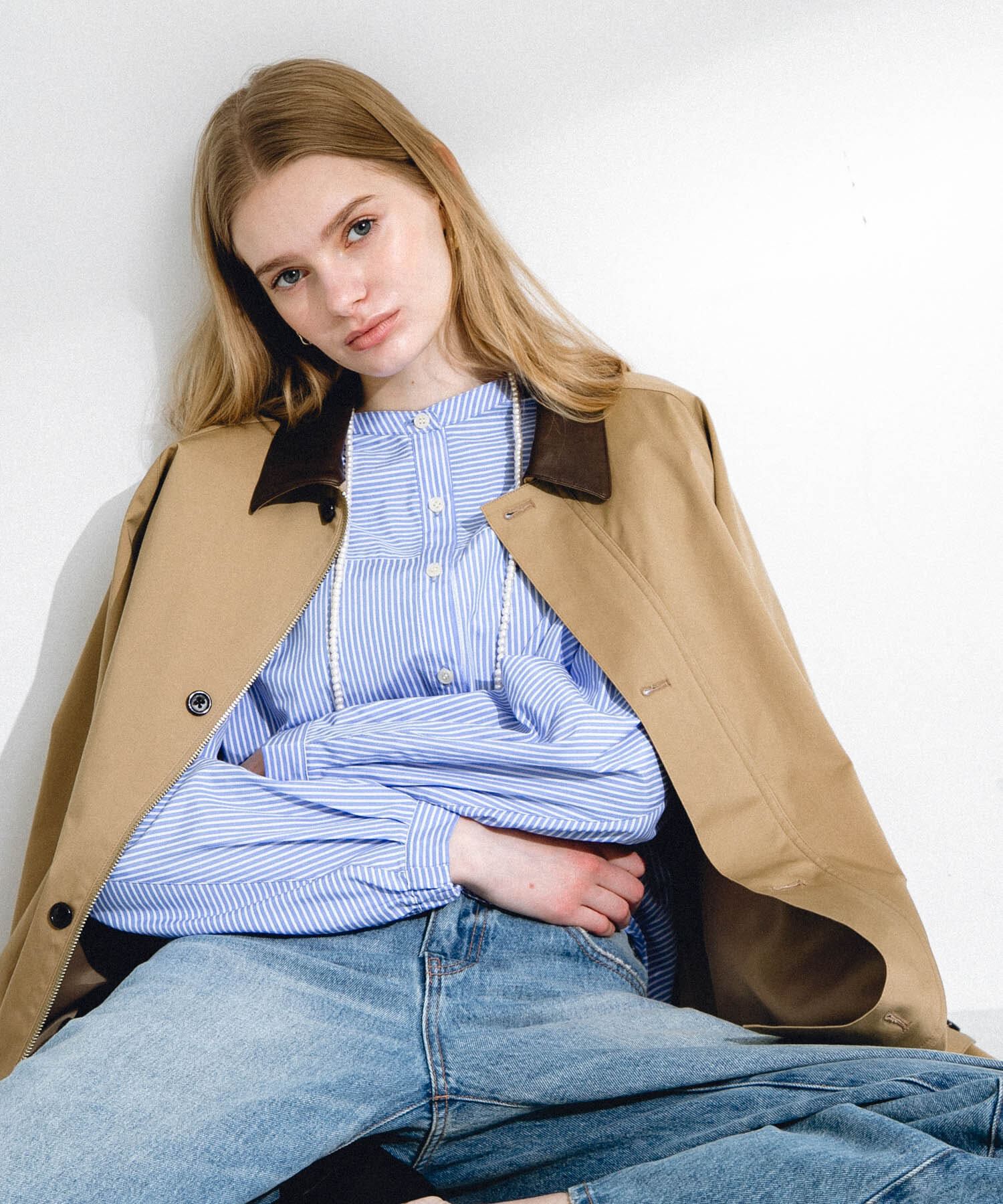 Sonny Label 「『WEB限定』フロントタックバンドカラーシャツ」|シャツ・ブラウス|