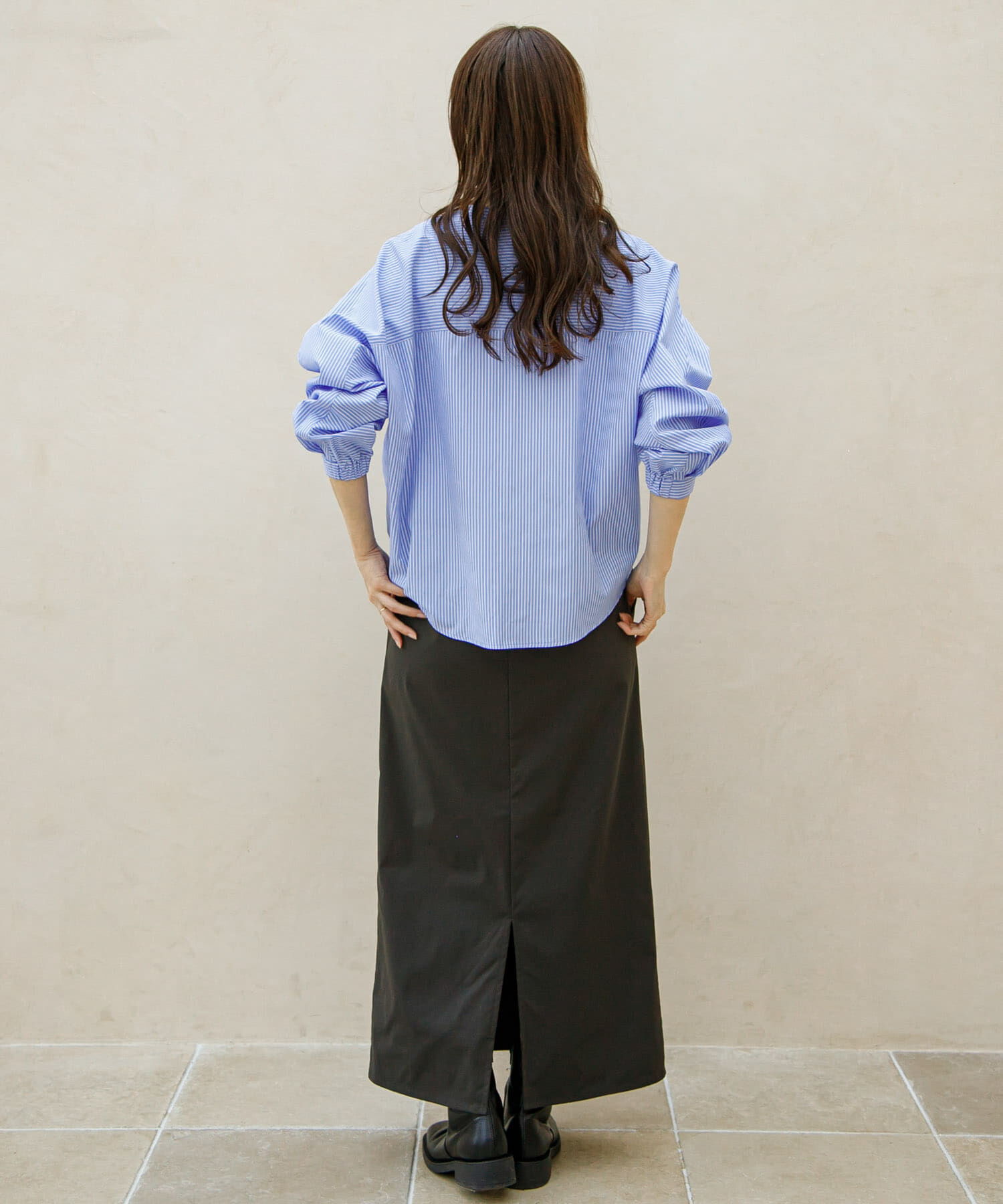 Sonny Label 「『WEB限定』フロントタックバンドカラーシャツ」|シャツ・ブラウス|