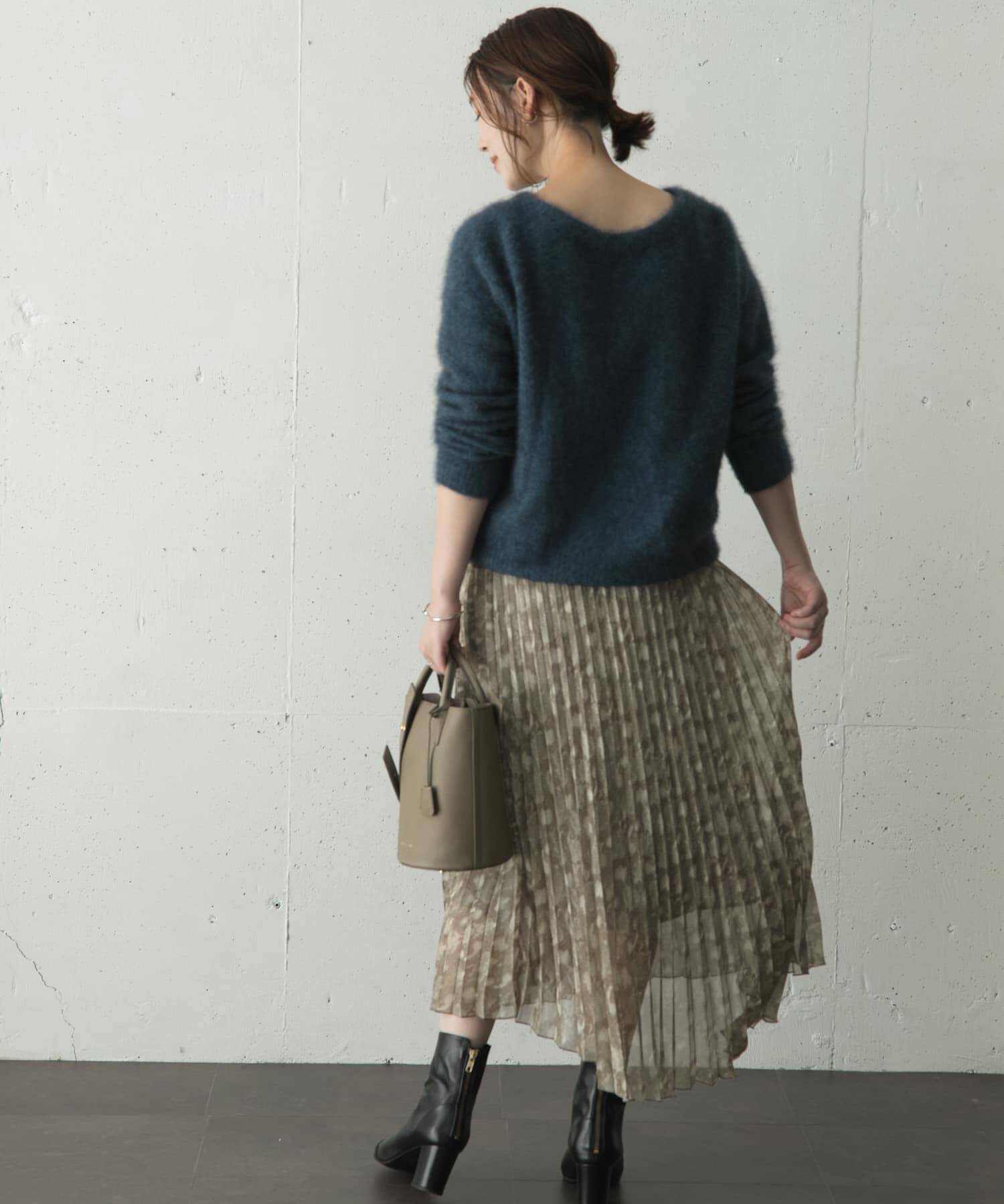 URBAN RESEARCH ROSSO「スネークプリントプリーツスカート&there4;」|スカート|