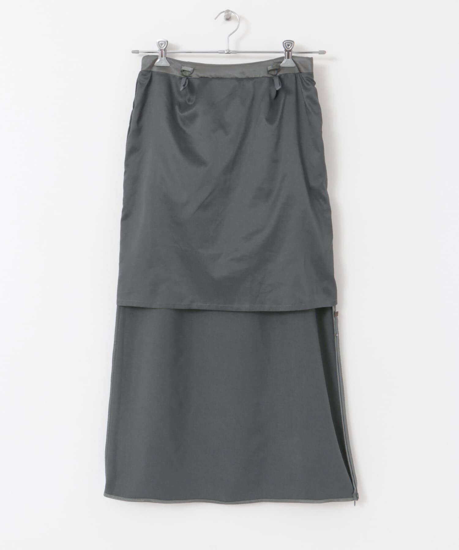 URBAN RESEARCH ROSSO「マルチウェイサテンナロースカート」|スカート|