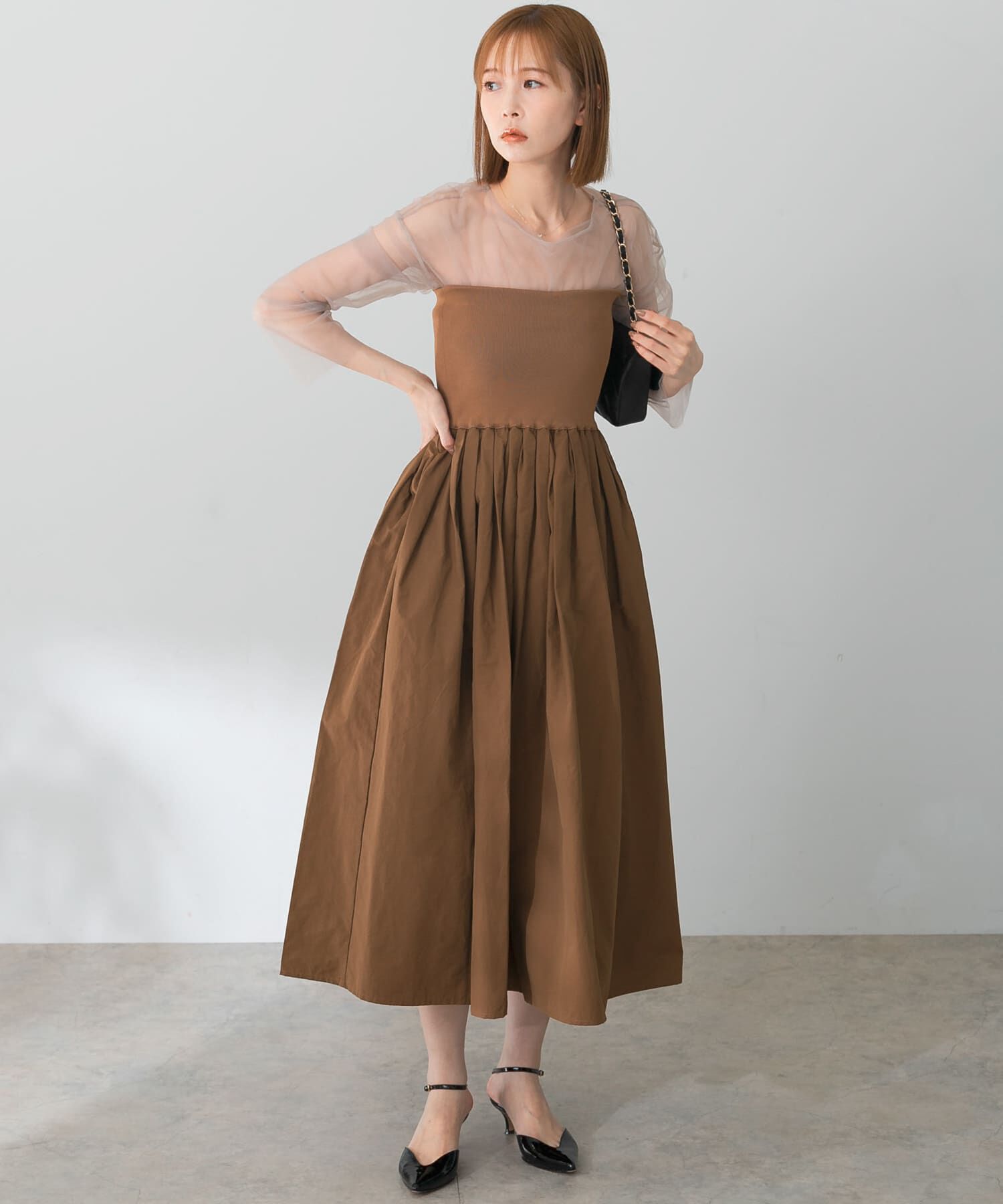 URBAN RESEARCH ROSSO「レイヤードチュールブラウス」|その他|