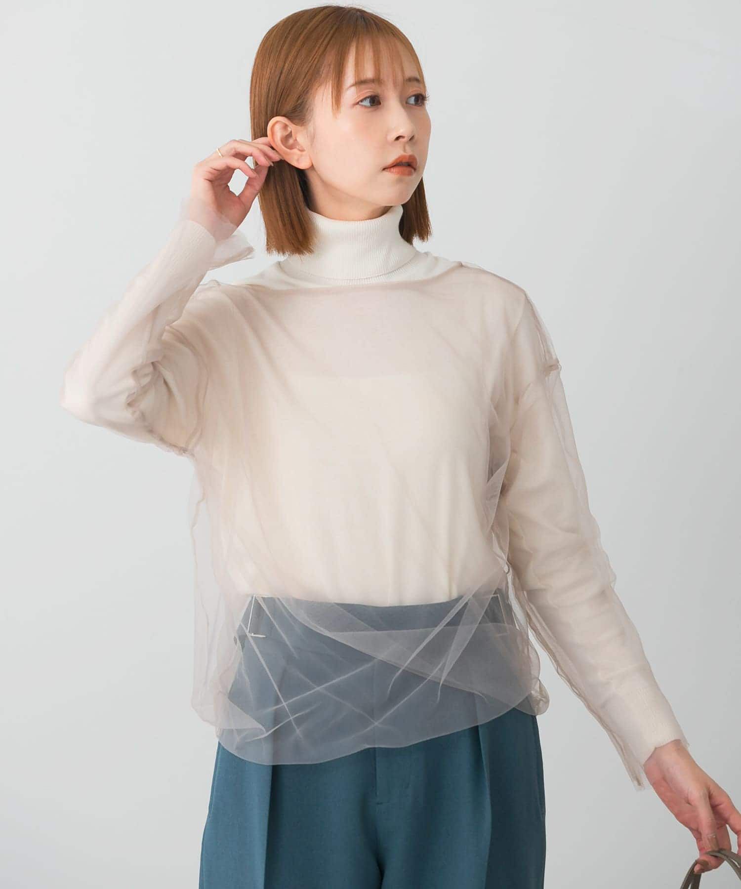 URBAN RESEARCH ROSSO「レイヤードチュールブラウス」|その他|