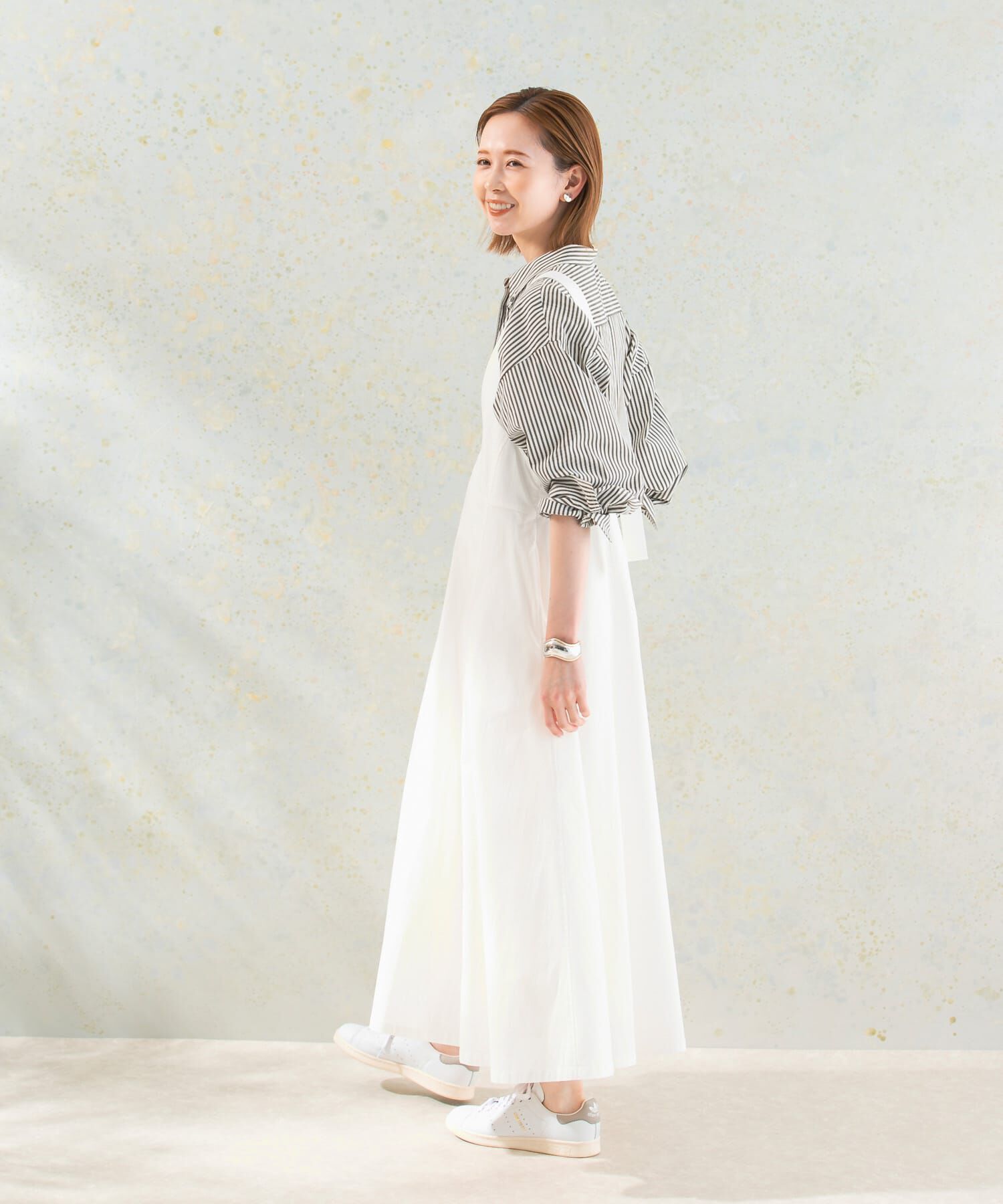 URBAN RESEARCH ROSSO「Vネックジャンパードレス」|ワンピース|