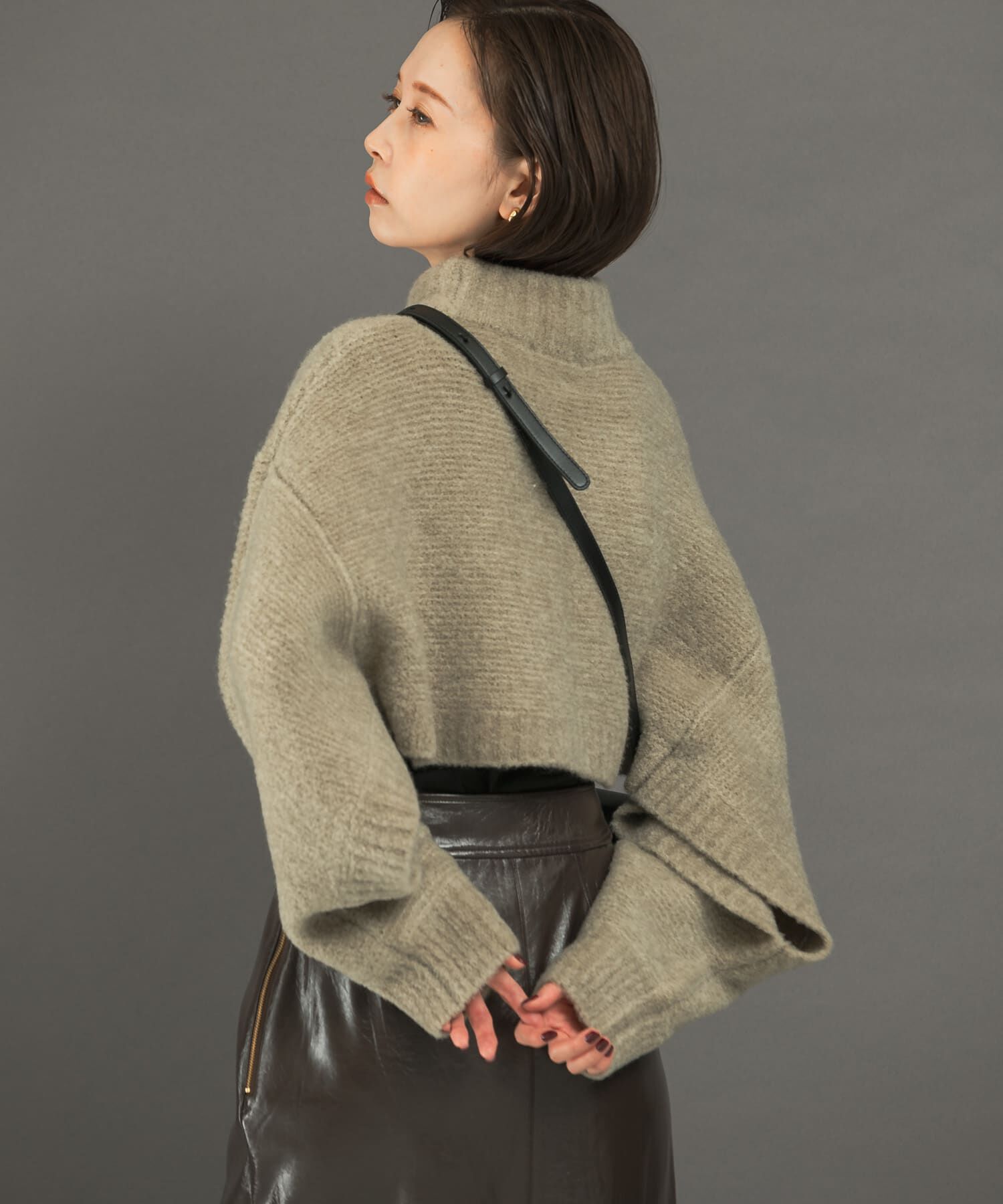 URBAN RESEARCH ROSSO「クロップドマルチウェイニット」|ニット・セーター|