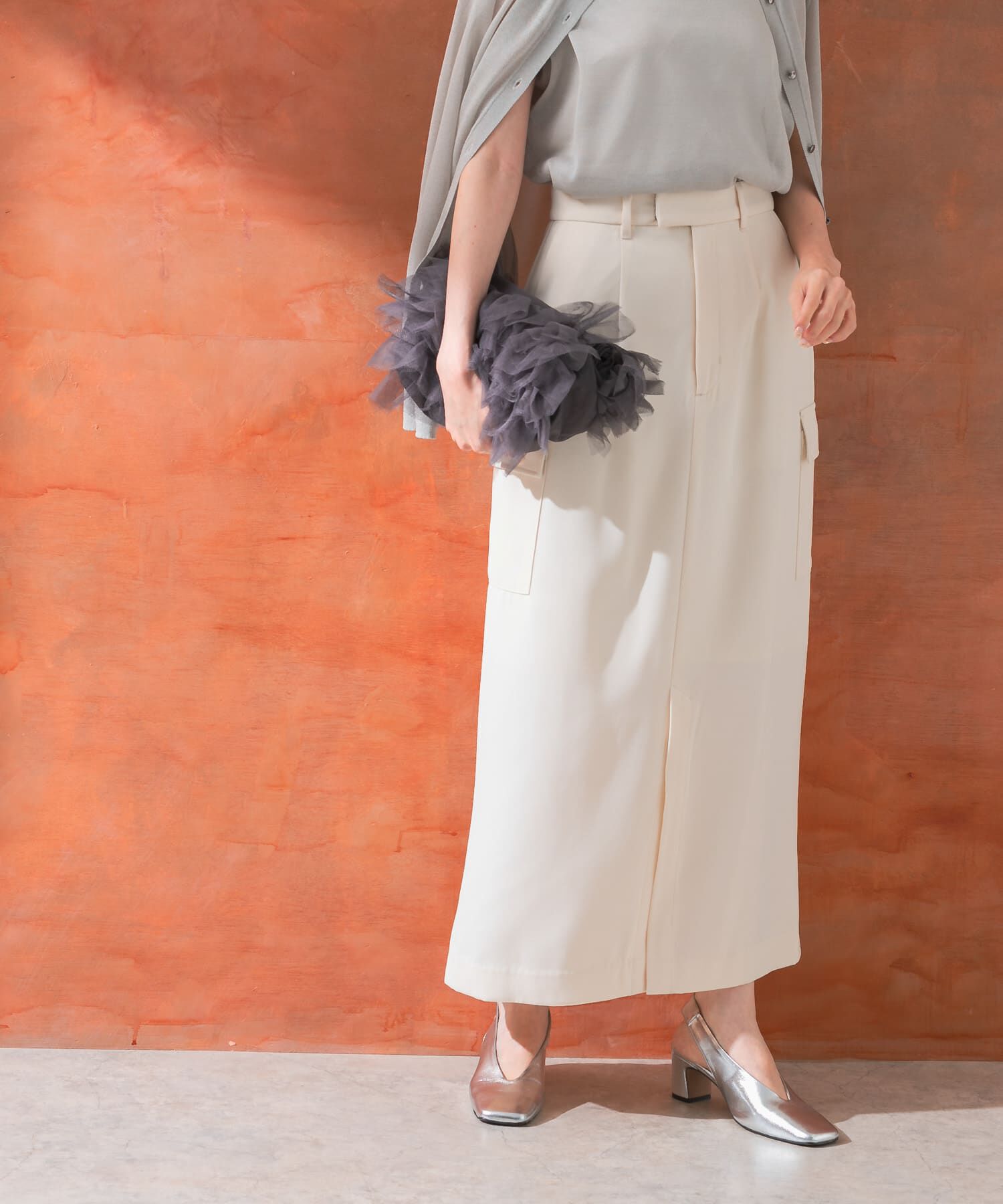 URBAN RESEARCH ROSSO「ストレートカーゴスカート」|スカート|