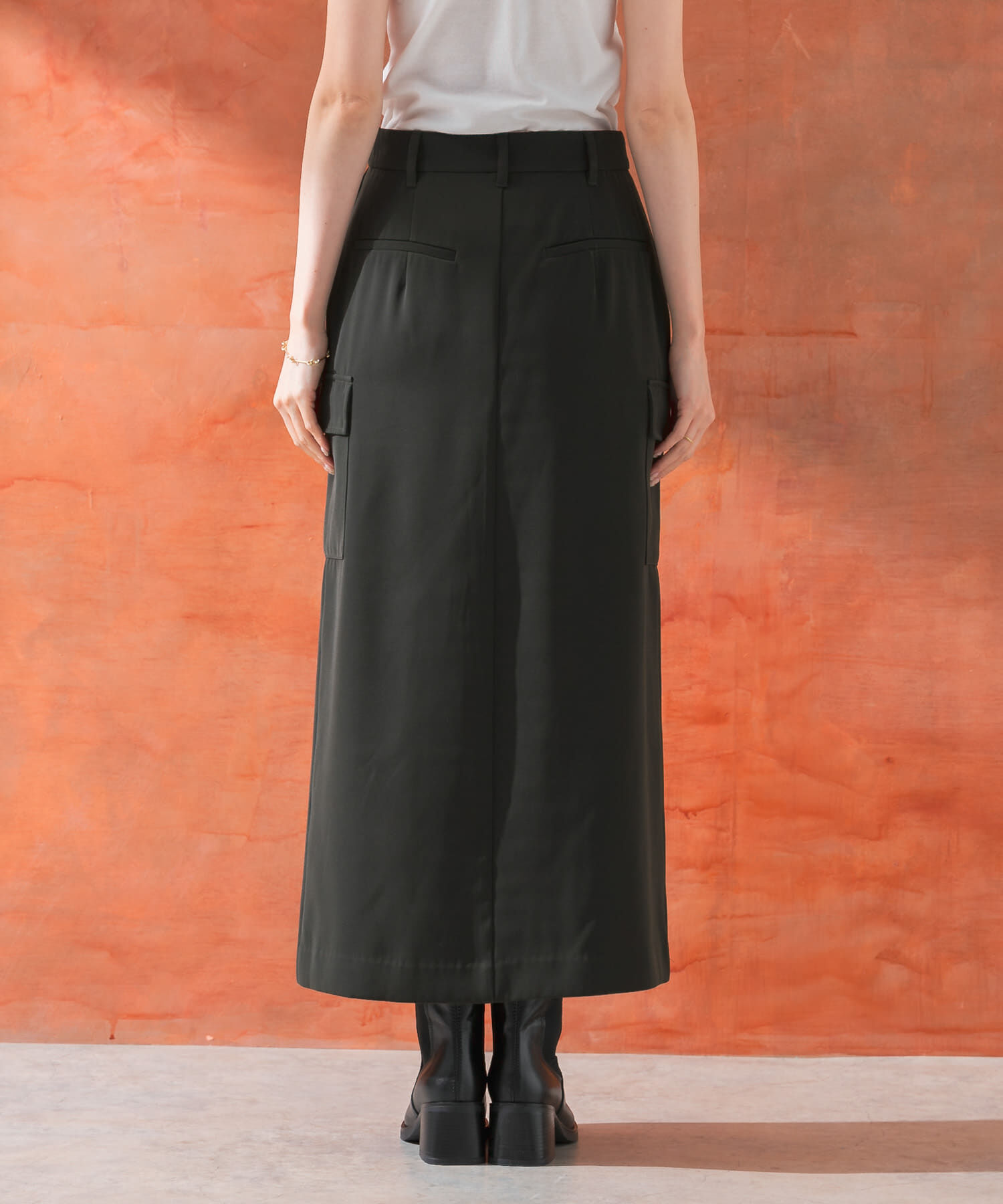 URBAN RESEARCH ROSSO「ストレートカーゴスカート」|スカート|