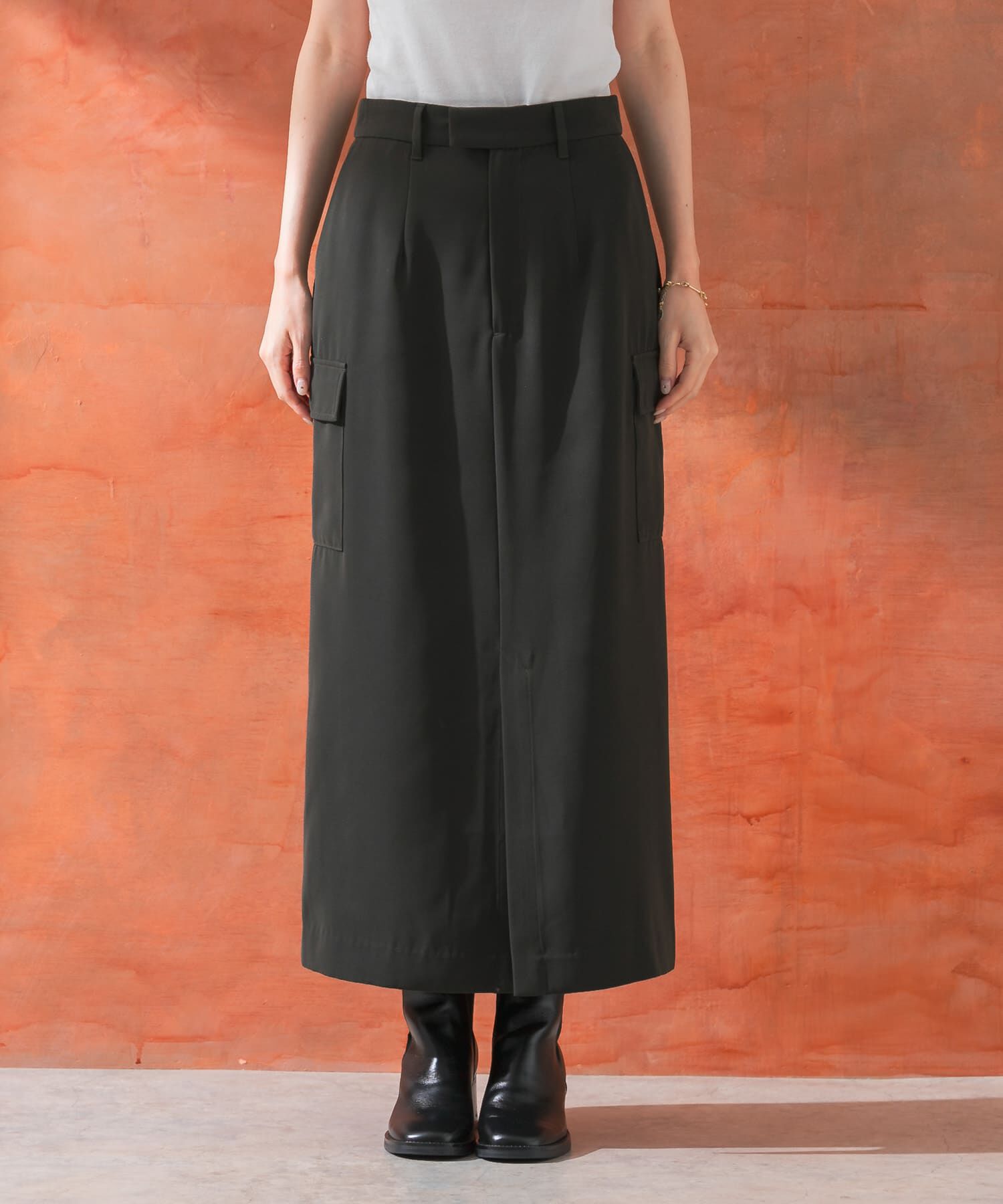 URBAN RESEARCH ROSSO「ストレートカーゴスカート」|スカート|