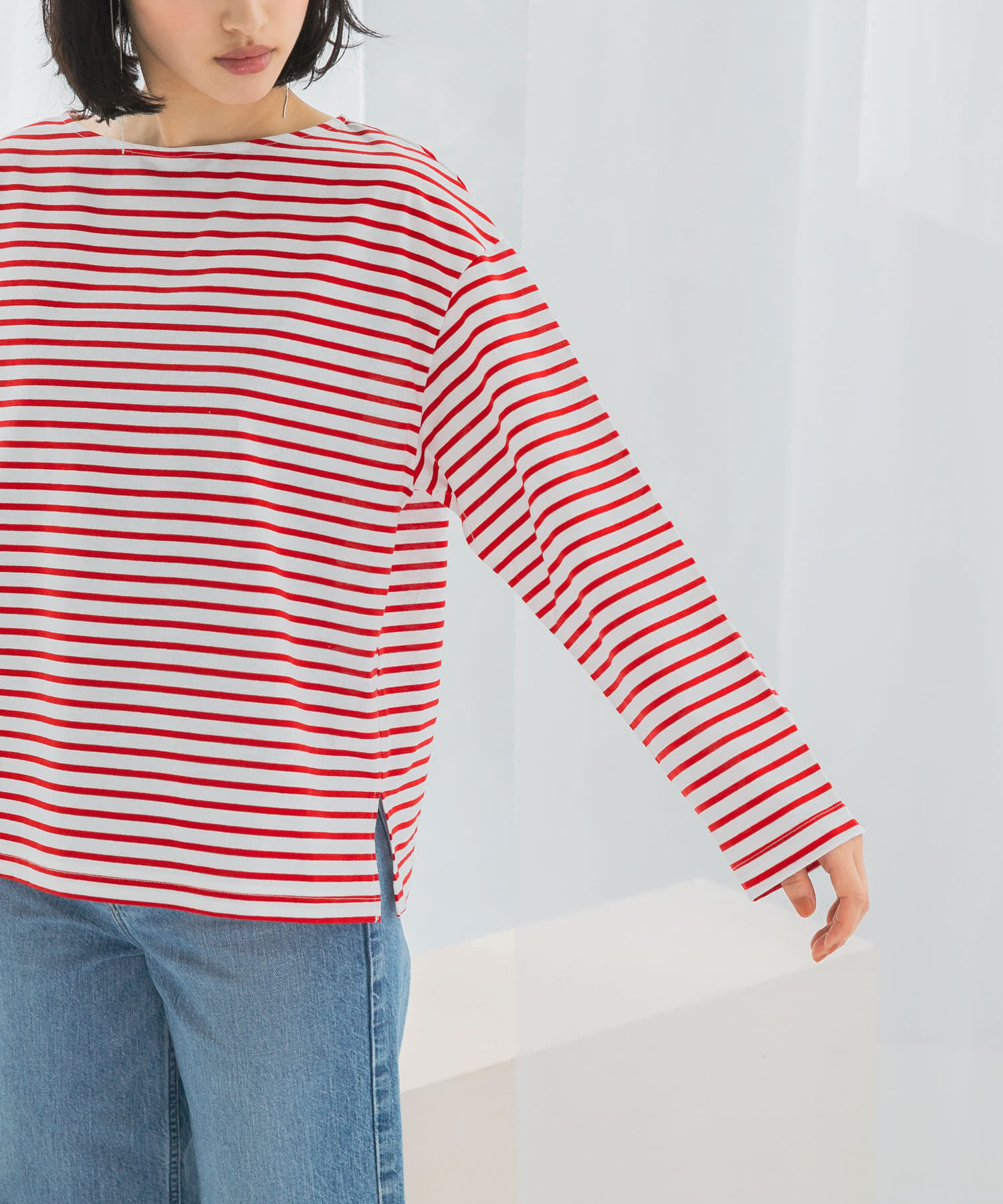 URBAN RESEARCH ROSSO「バスクオーバーTシャツ」|Tシャツ・カットソー|