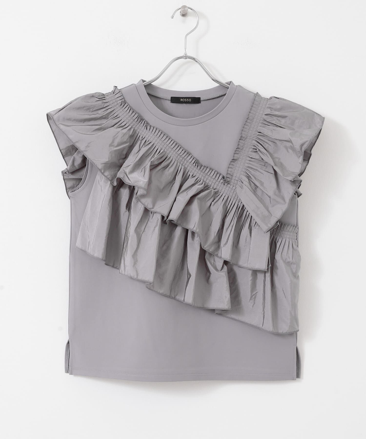 URBAN RESEARCH ROSSO「プリーツフリルデザインプルオーバー」|Tシャツ・カットソー|