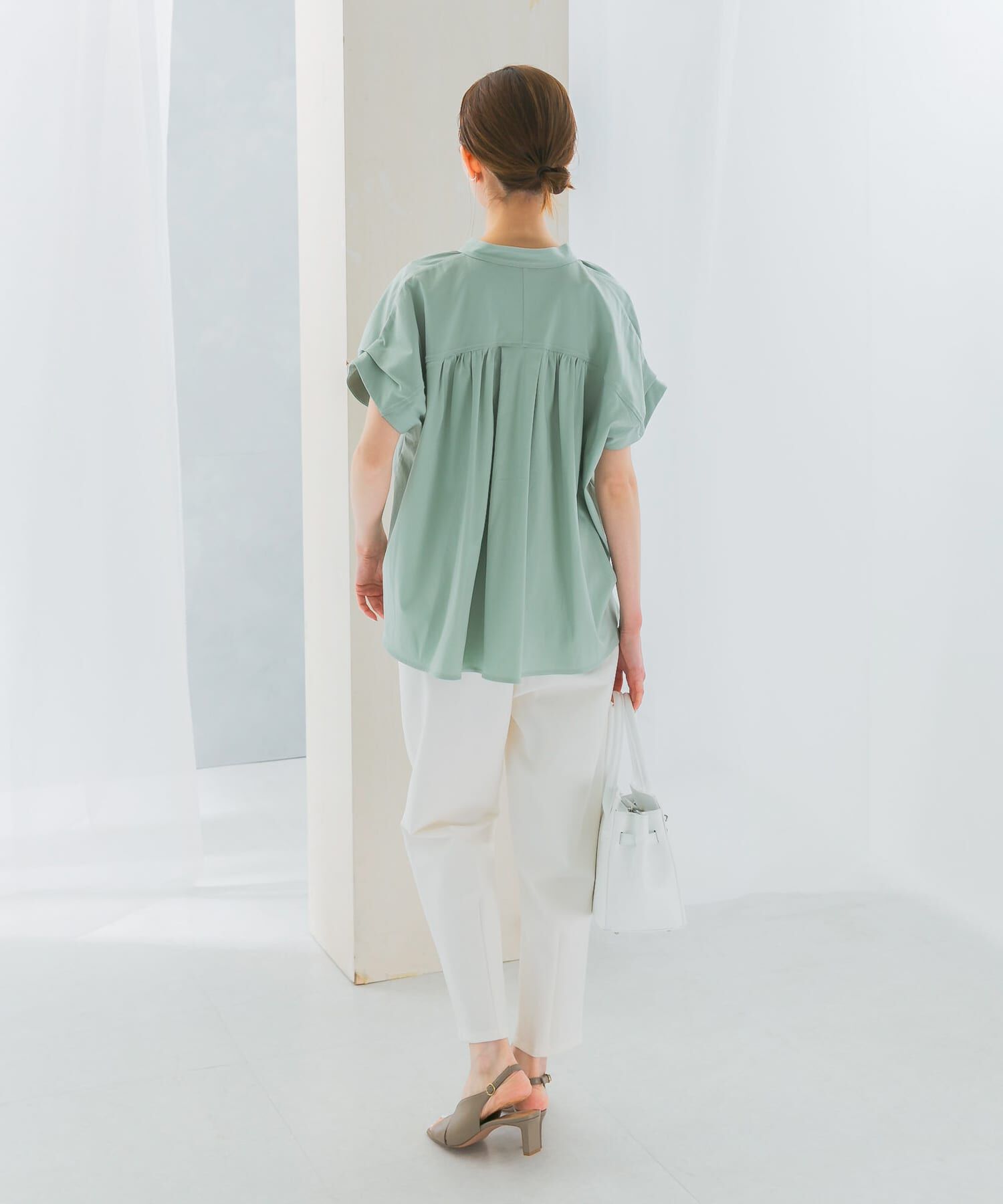 URBAN RESEARCH ROSSO「汗染防止デザインカットブラウス」|シャツ・ブラウス|