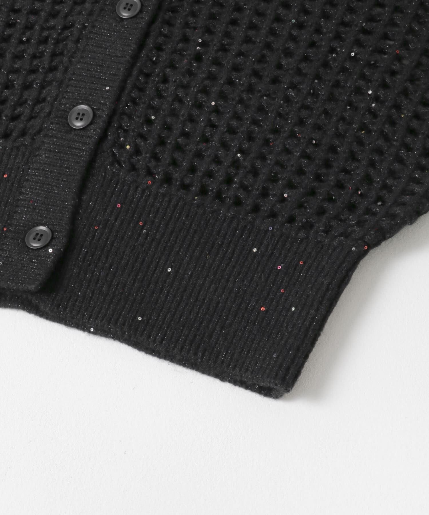 URBAN RESEARCH「スパンコールメッシュニットカーディガン」|カーディガン|