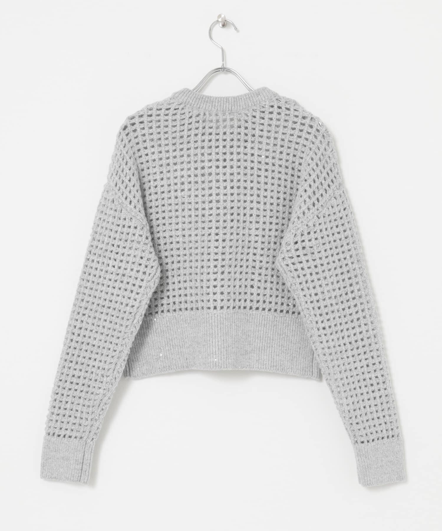 URBAN RESEARCH「スパンコールメッシュニットカーディガン」|カーディガン|