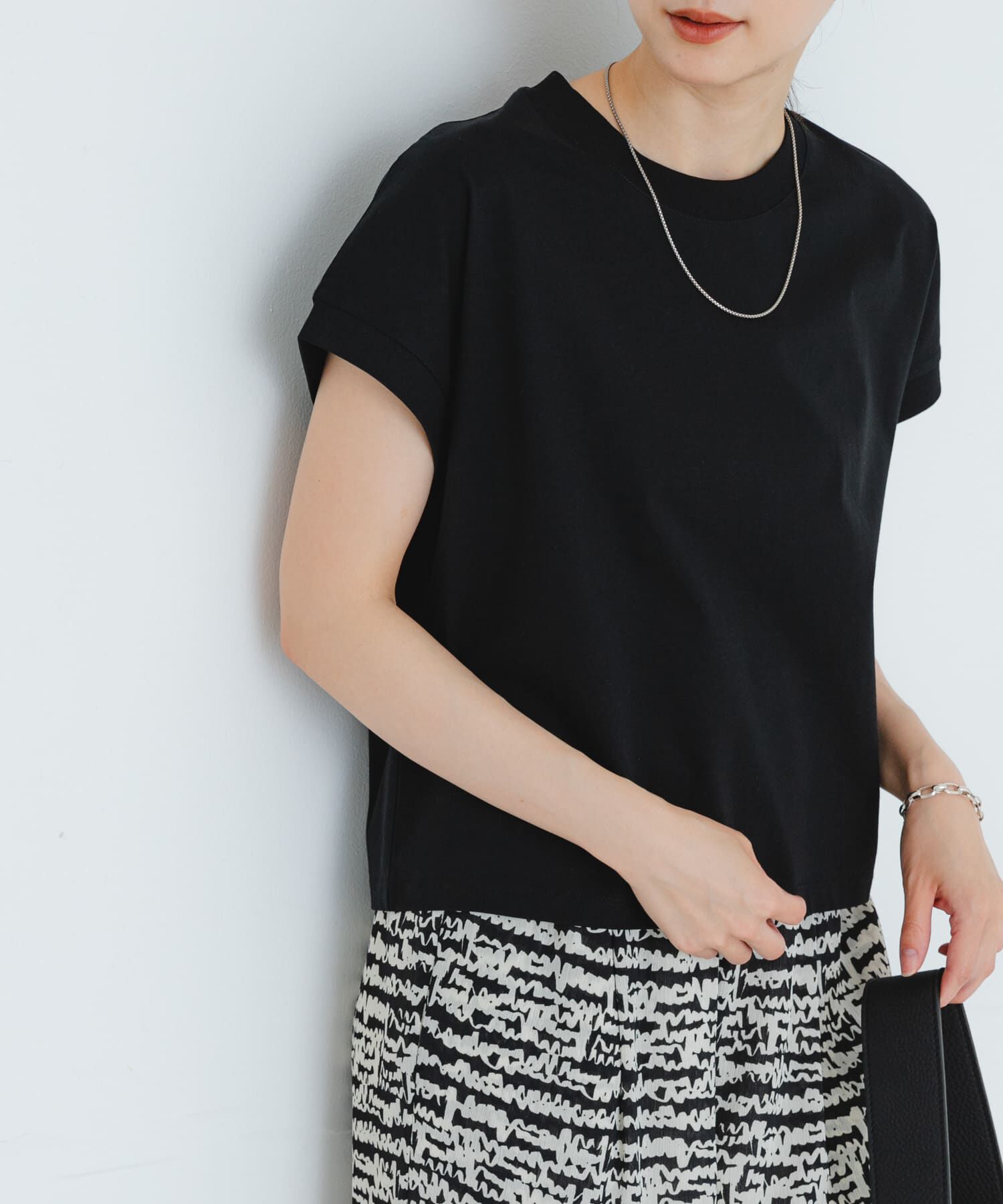 URBAN RESEARCH「スーピマコットンフレンチスリーブカットソー」|Tシャツ・カットソー|