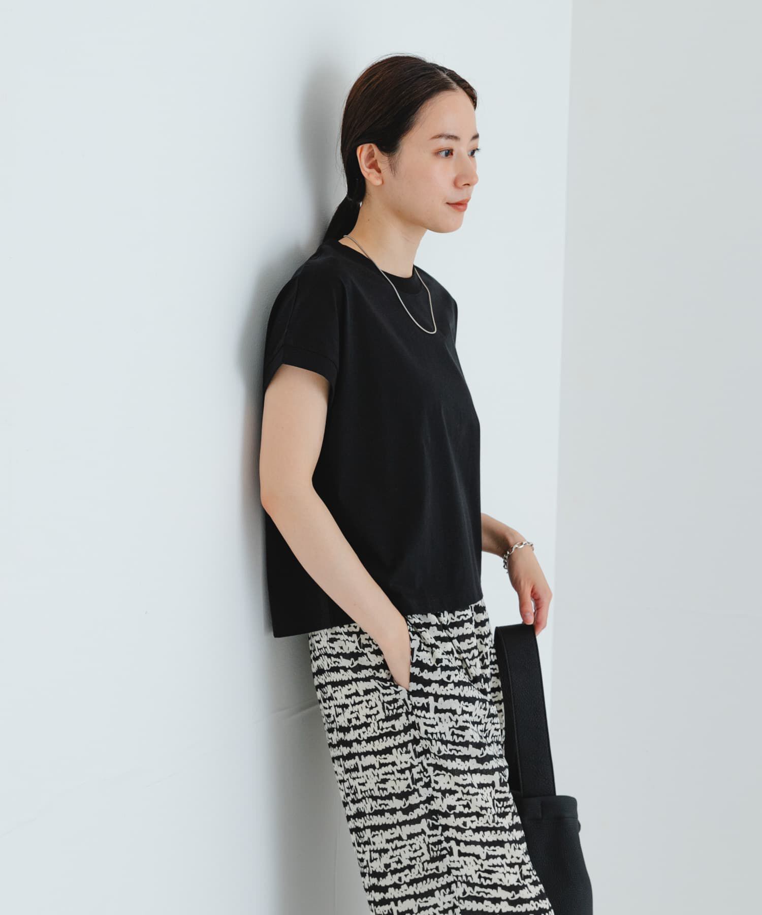 URBAN RESEARCH「スーピマコットンフレンチスリーブカットソー」|Tシャツ・カットソー|