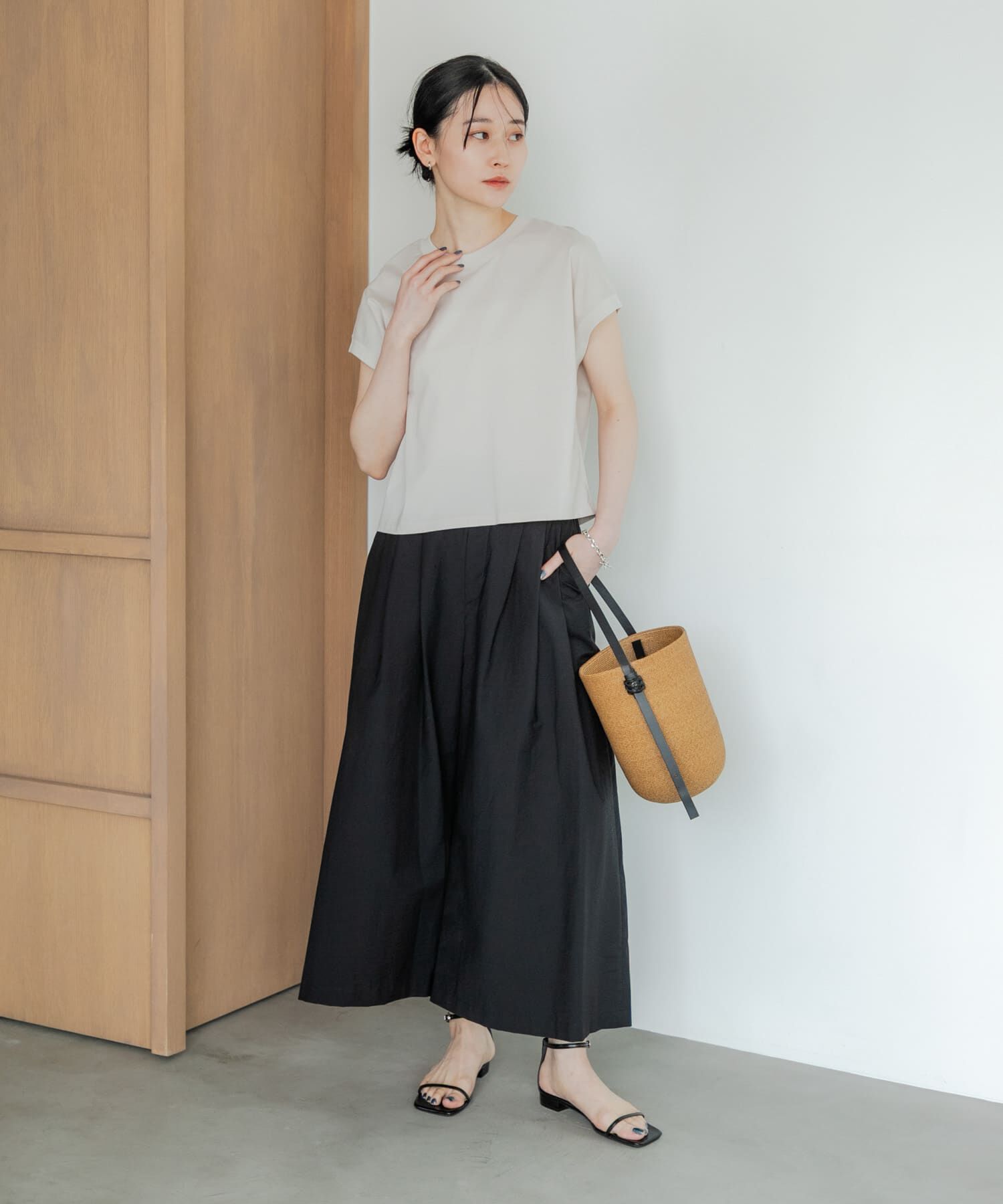 URBAN RESEARCH「スーピマコットンフレンチスリーブカットソー」|Tシャツ・カットソー|