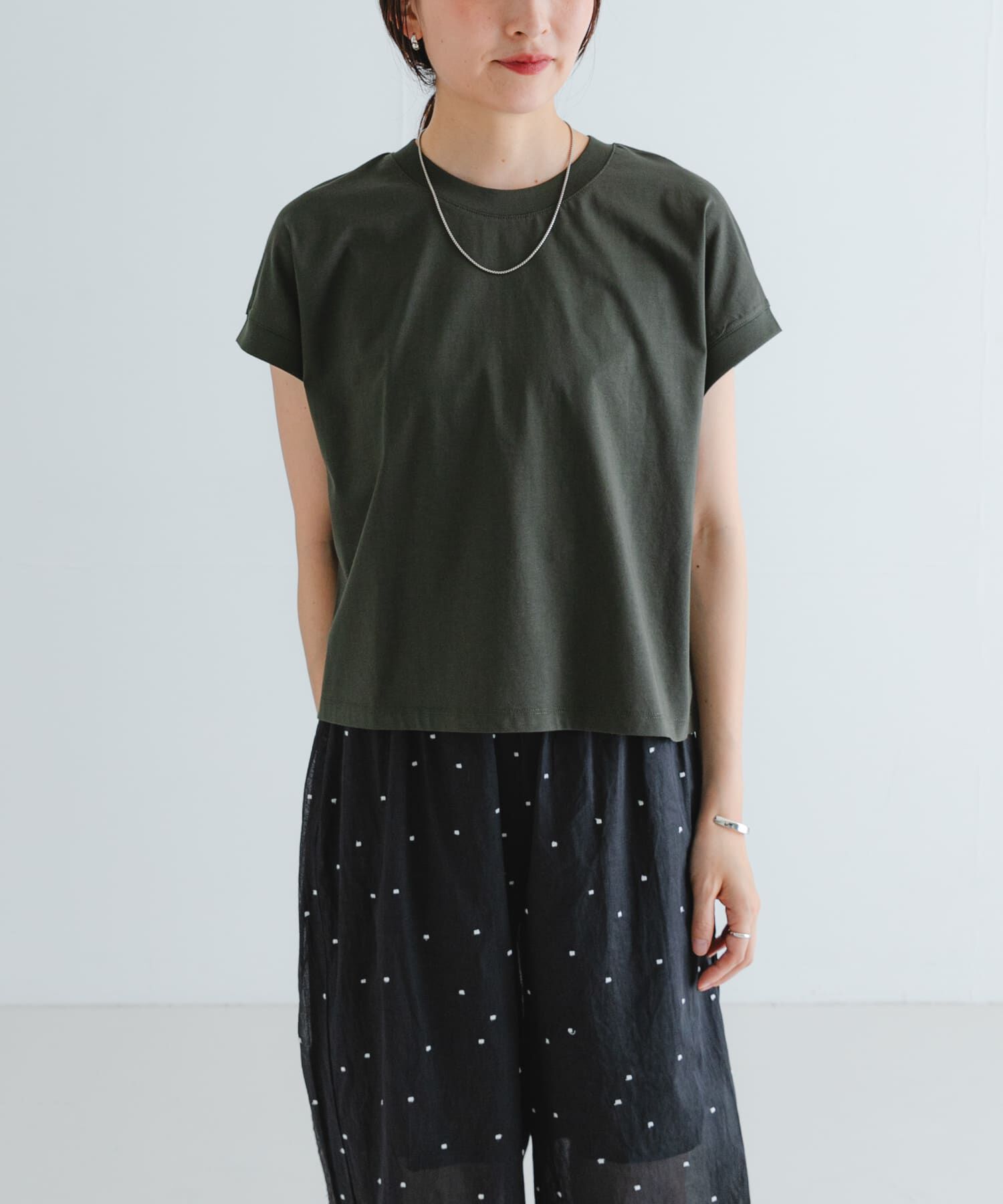 URBAN RESEARCH「スーピマコットンフレンチスリーブカットソー」|Tシャツ・カットソー|