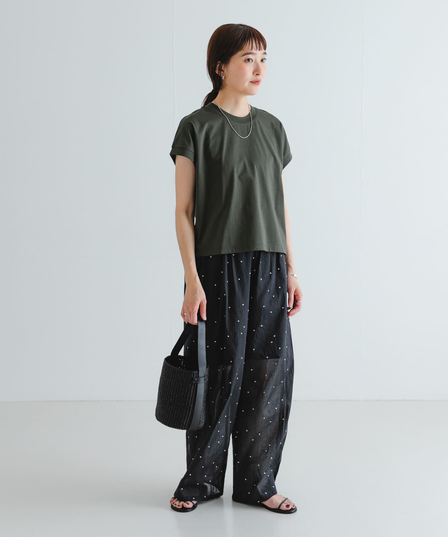 URBAN RESEARCH「スーピマコットンフレンチスリーブカットソー」|Tシャツ・カットソー|