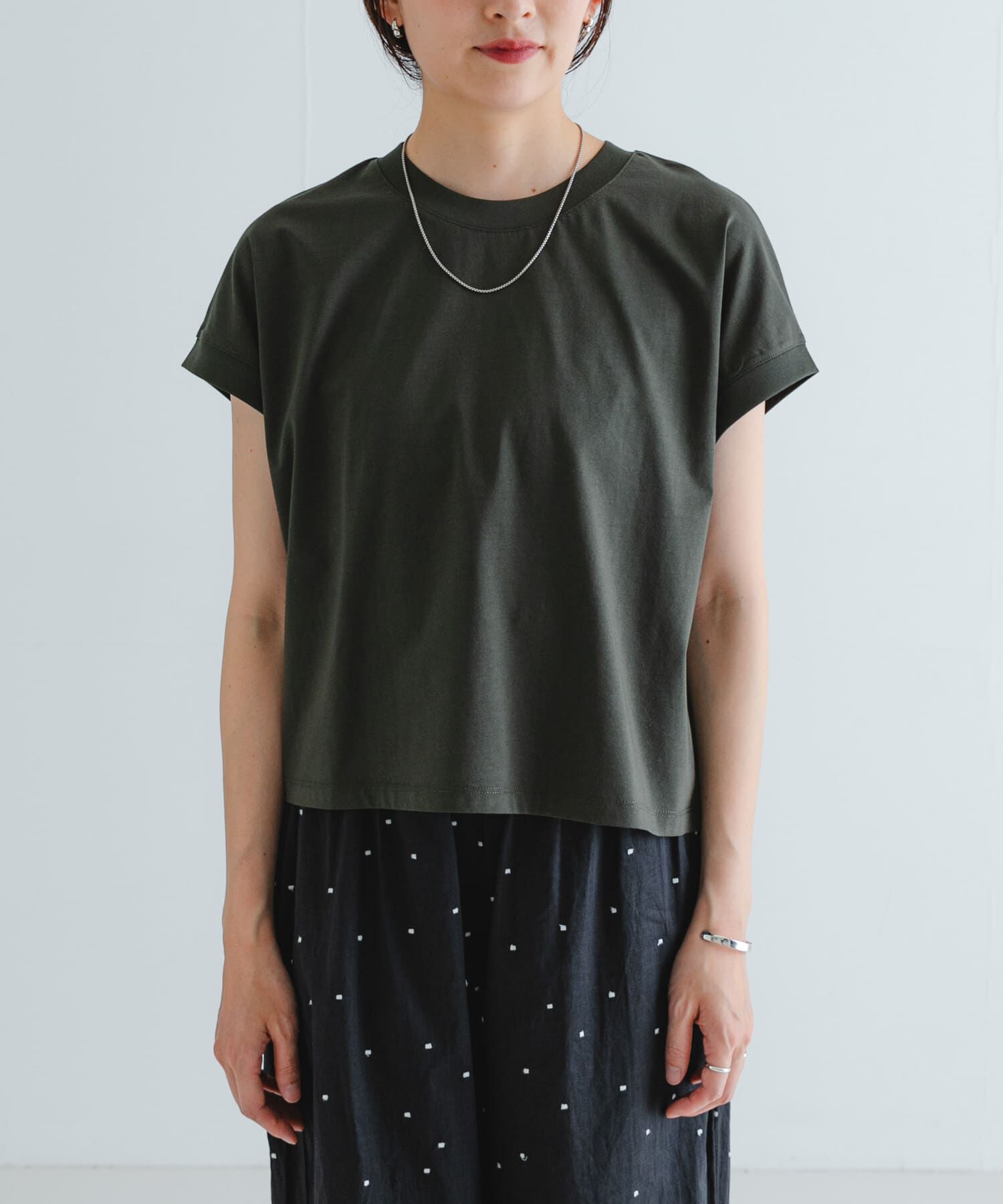 URBAN RESEARCH「スーピマコットンフレンチスリーブカットソー」|Tシャツ・カットソー|