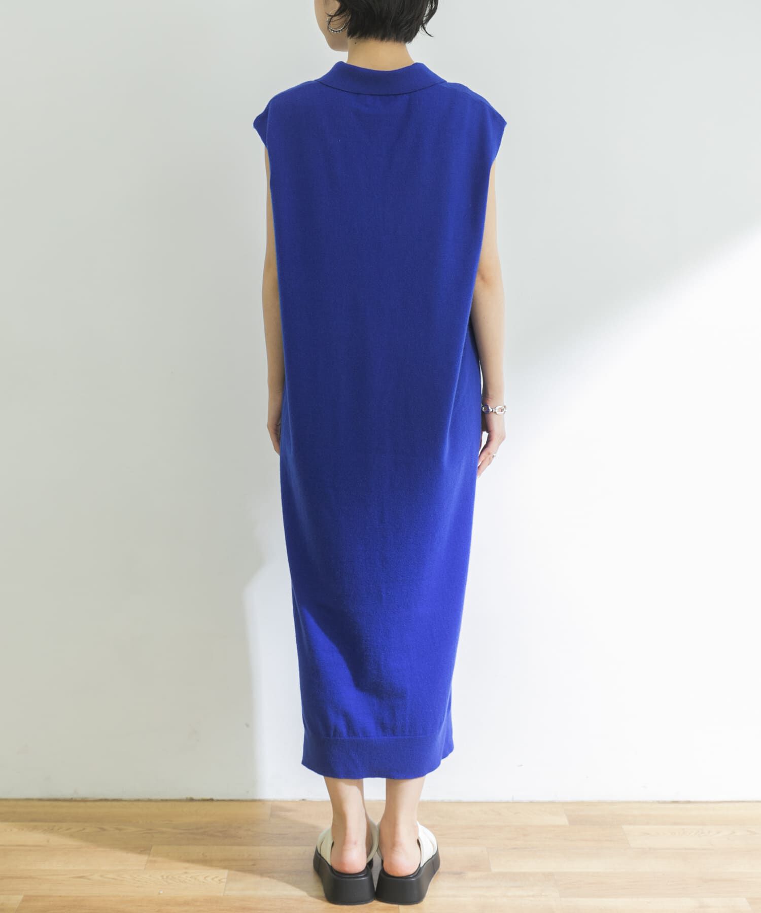 URBAN RESEARCH「w cashmere　ポロシャツドレス」|ワンピース|