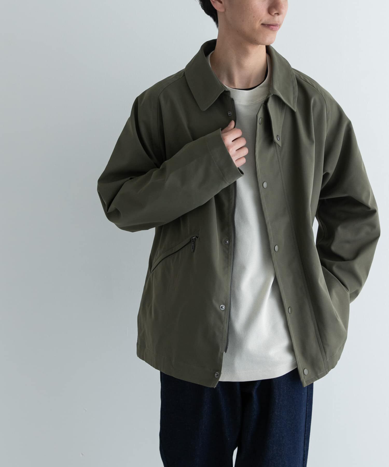 URBAN RESEARCH DOORS「FORK&SPOON　ショートブルゾン」|ブルゾン・スタジャン|オリーブ