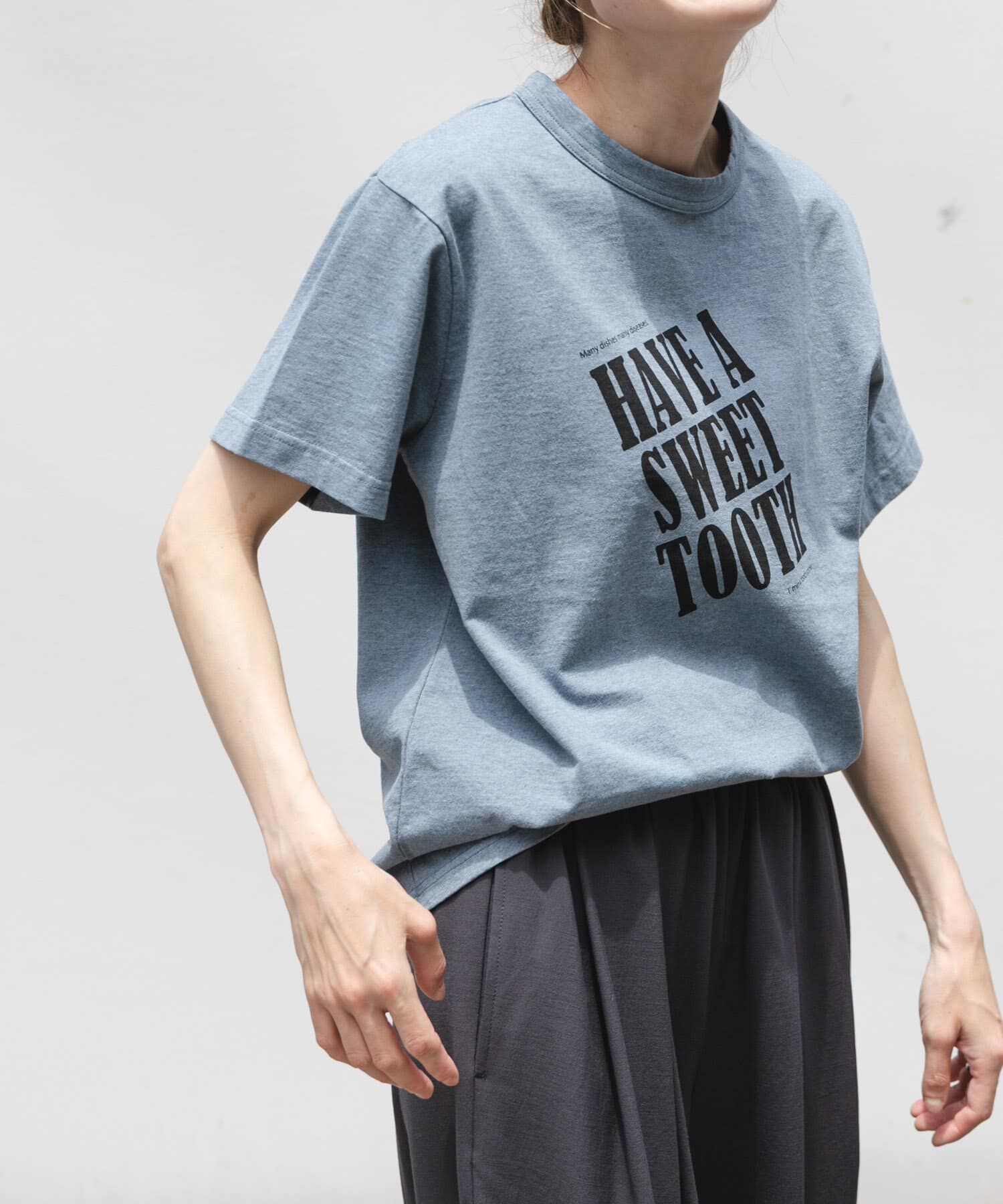 URBAN RESEARCH DOORS「FORK&SPOON　オーバーダイロゴTシャツ」|Tシャツ・カットソー|