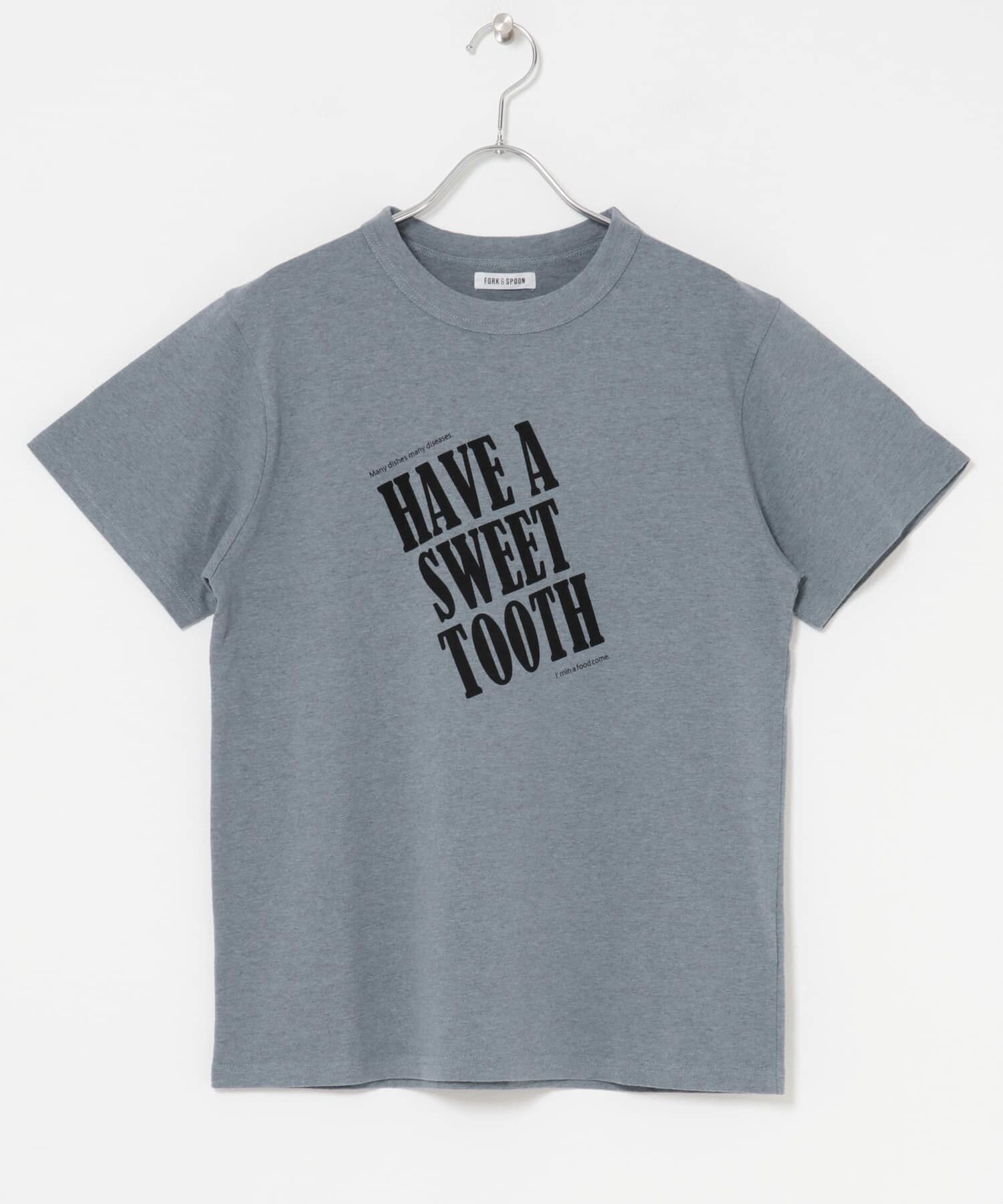 URBAN RESEARCH DOORS「FORK&SPOON　オーバーダイロゴTシャツ」|Tシャツ・カットソー|