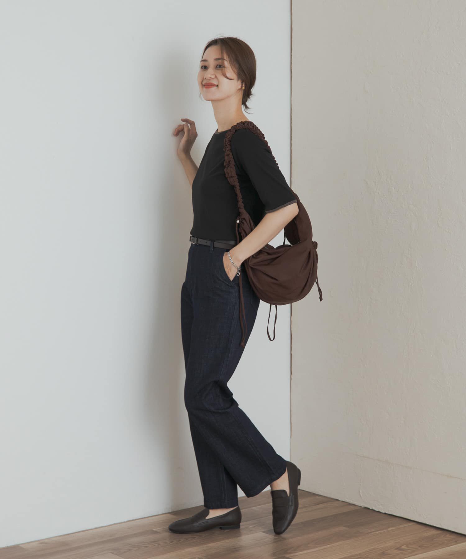 URBAN RESEARCH DOORS「5分袖リンガーTシャツ」|Tシャツ・カットソー|