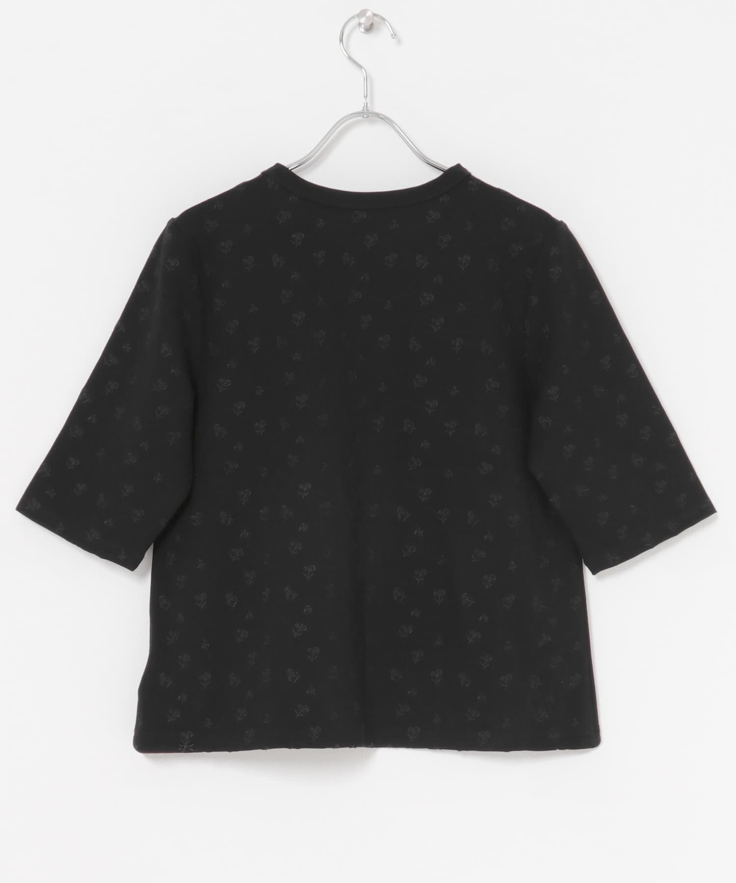 URBAN RESEARCH ROSSO「F by ROSSO　フラワー刺繍5分袖Tシャツ」|Tシャツ・カットソー|