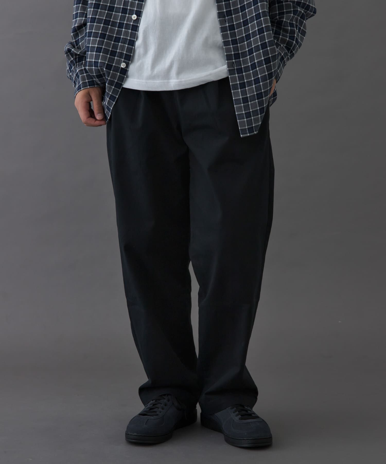 URBAN RESEARCH DOORS「FORK&SPOON　イージーチノパンツ」|その他|ブラック