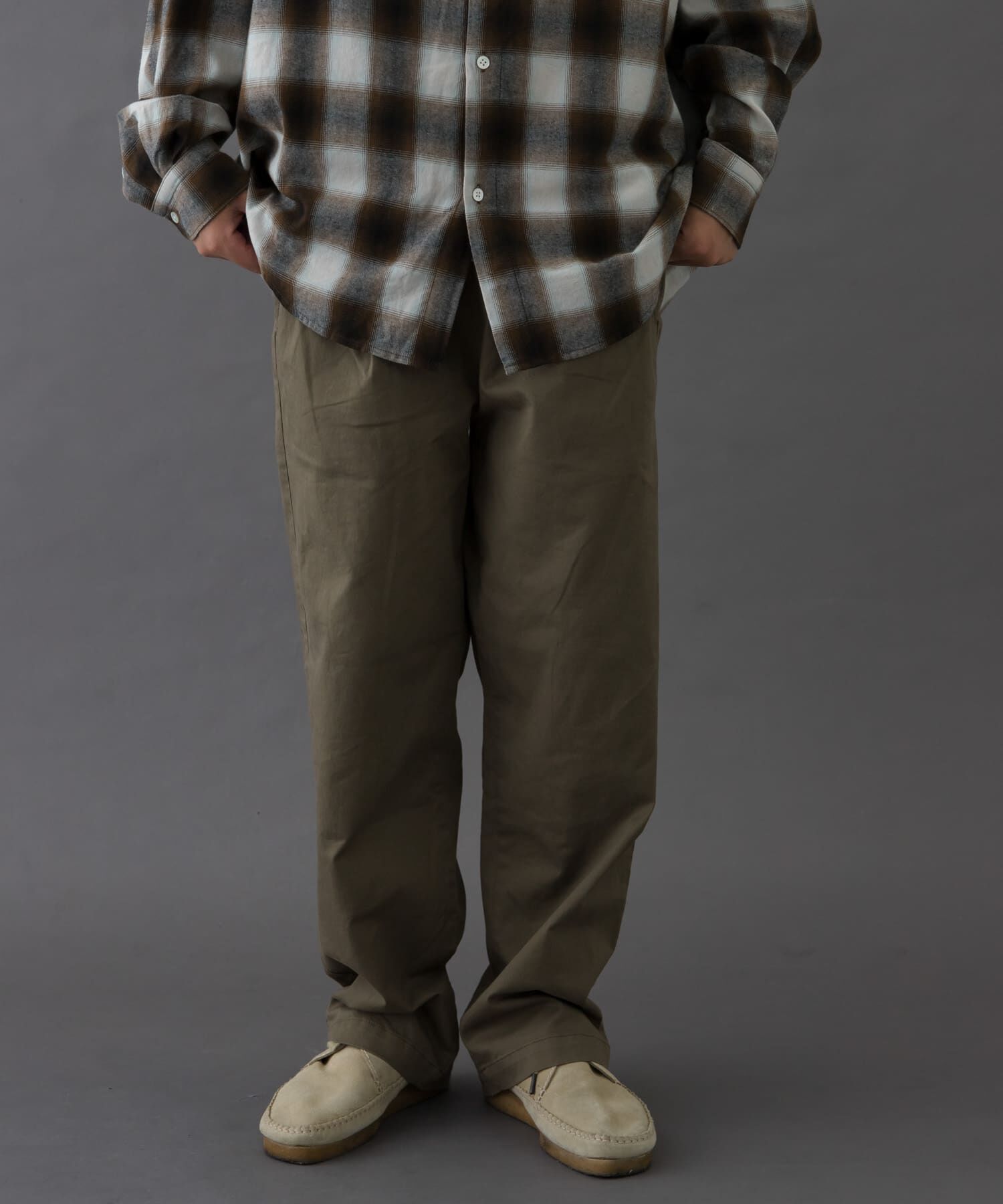 URBAN RESEARCH DOORS「FORK&SPOON　イージーチノパンツ」|その他|グリーン系その他