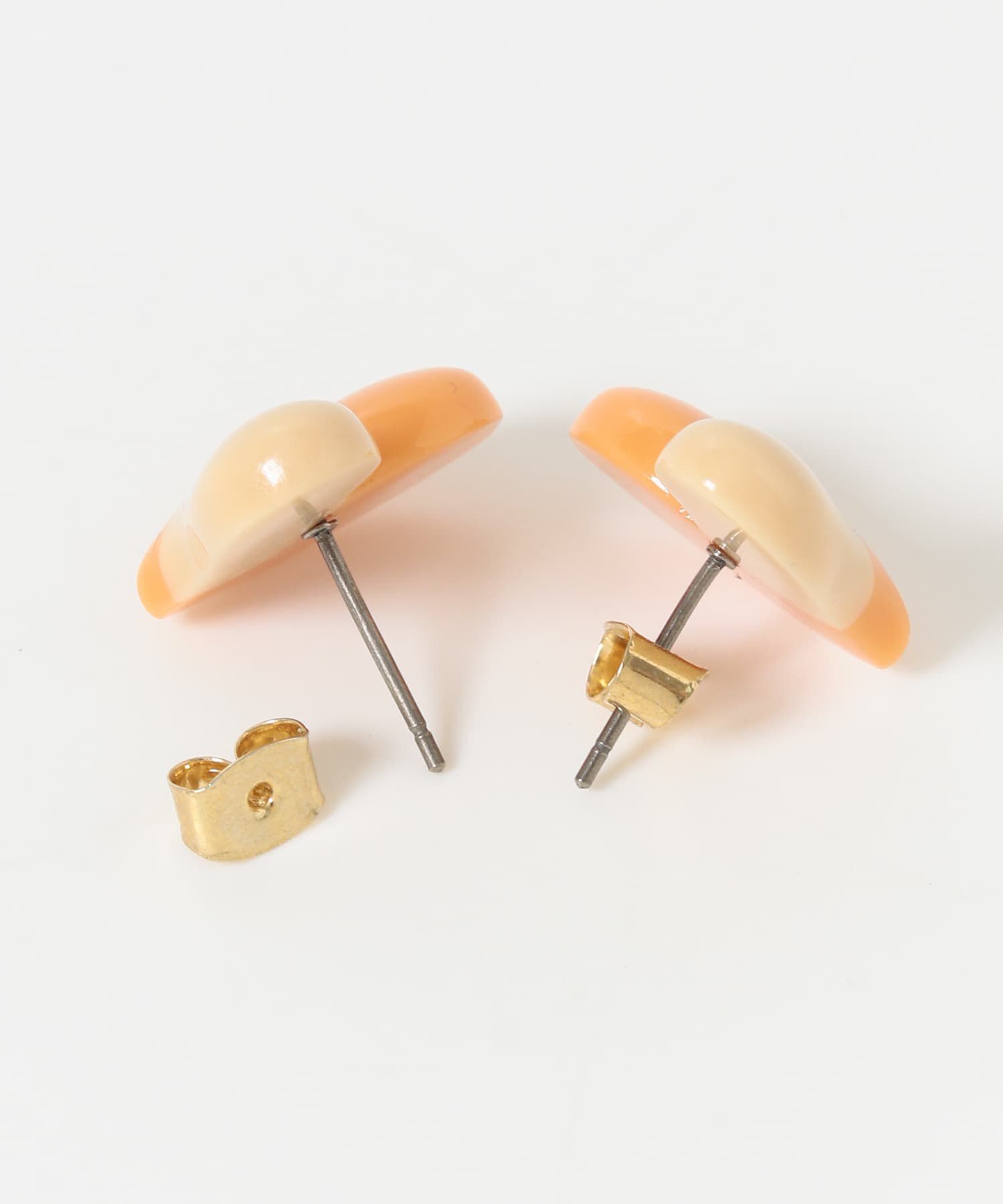 SMELLY「バイカラージュシハートピアス」|ピアス|