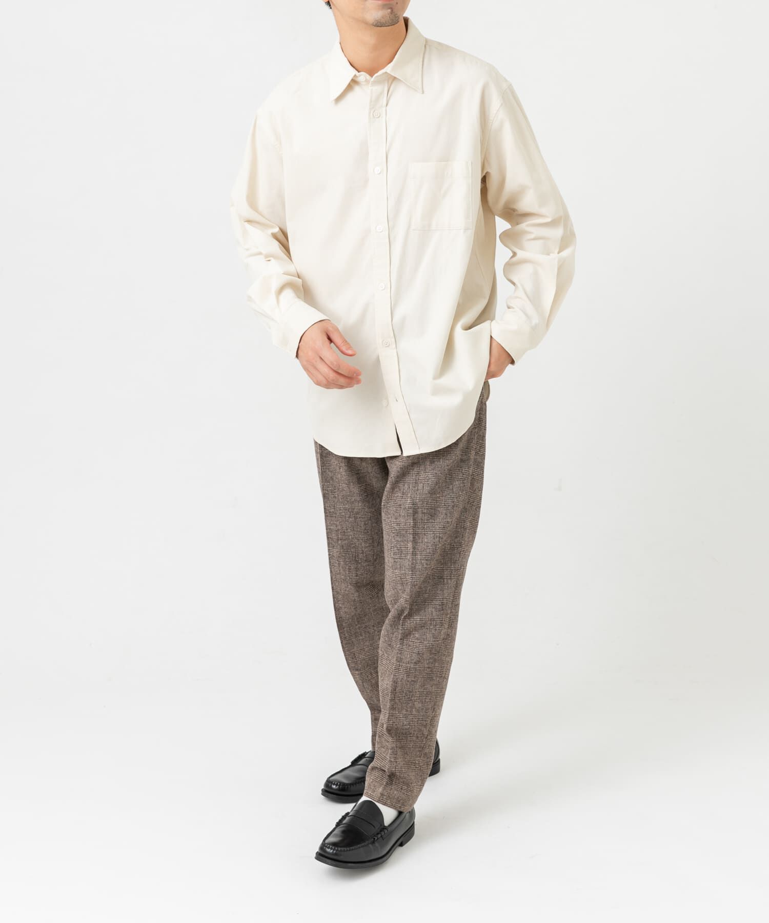 URBAN RESEARCH ROSSO「アーバンリラックスコーデュロイレギュラーシャツ」|シャツ・ブラウス|