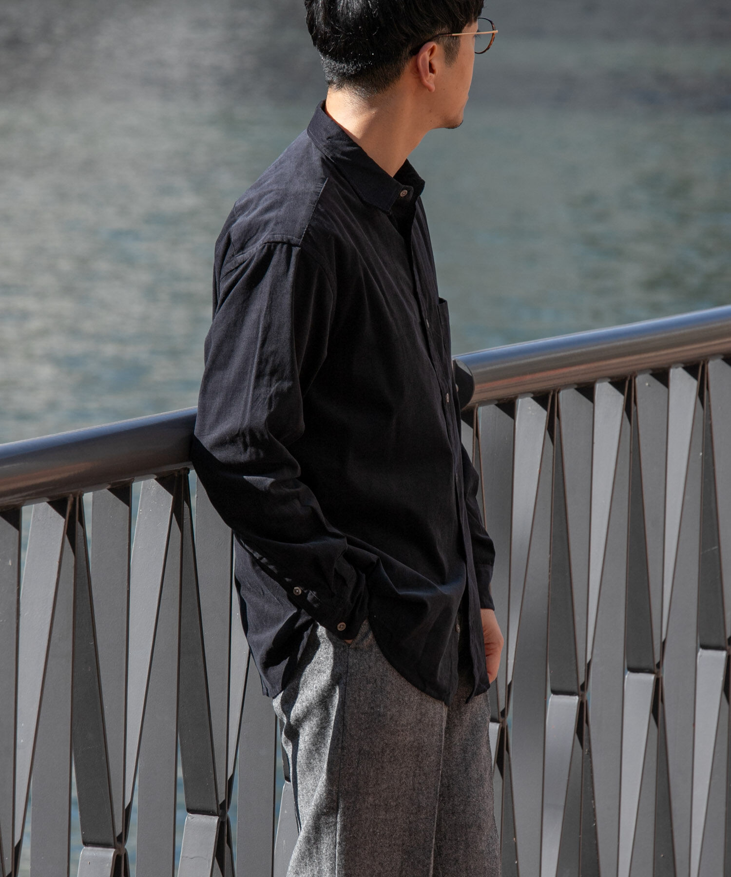 URBAN RESEARCH ROSSO「アーバンリラックスコーデュロイレギュラーシャツ」|シャツ・ブラウス|