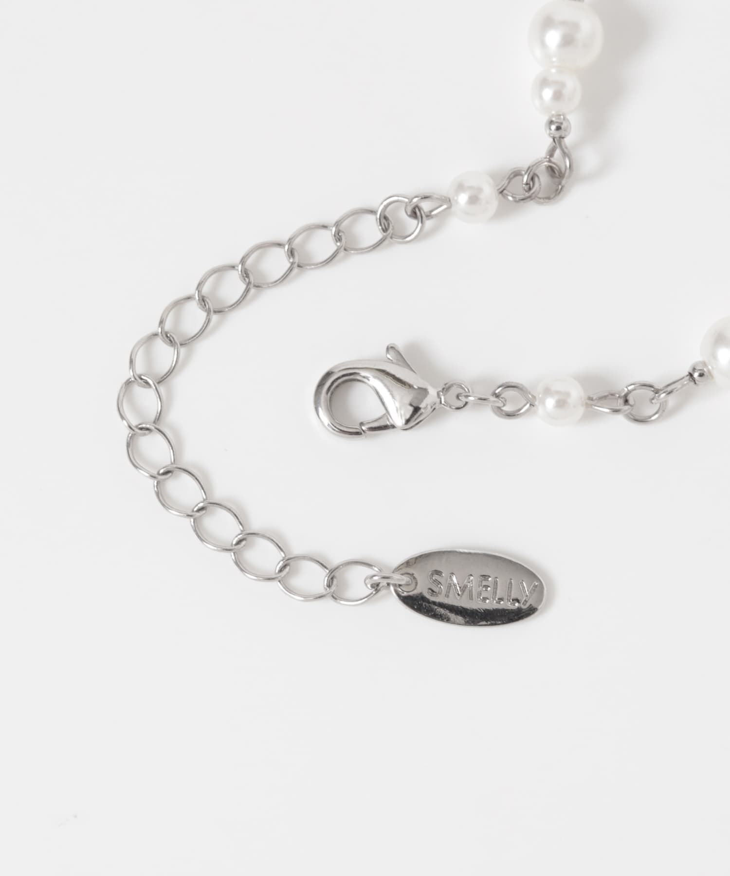 SMELLY「キラキラチャームパールネックレス」|ネックレス|