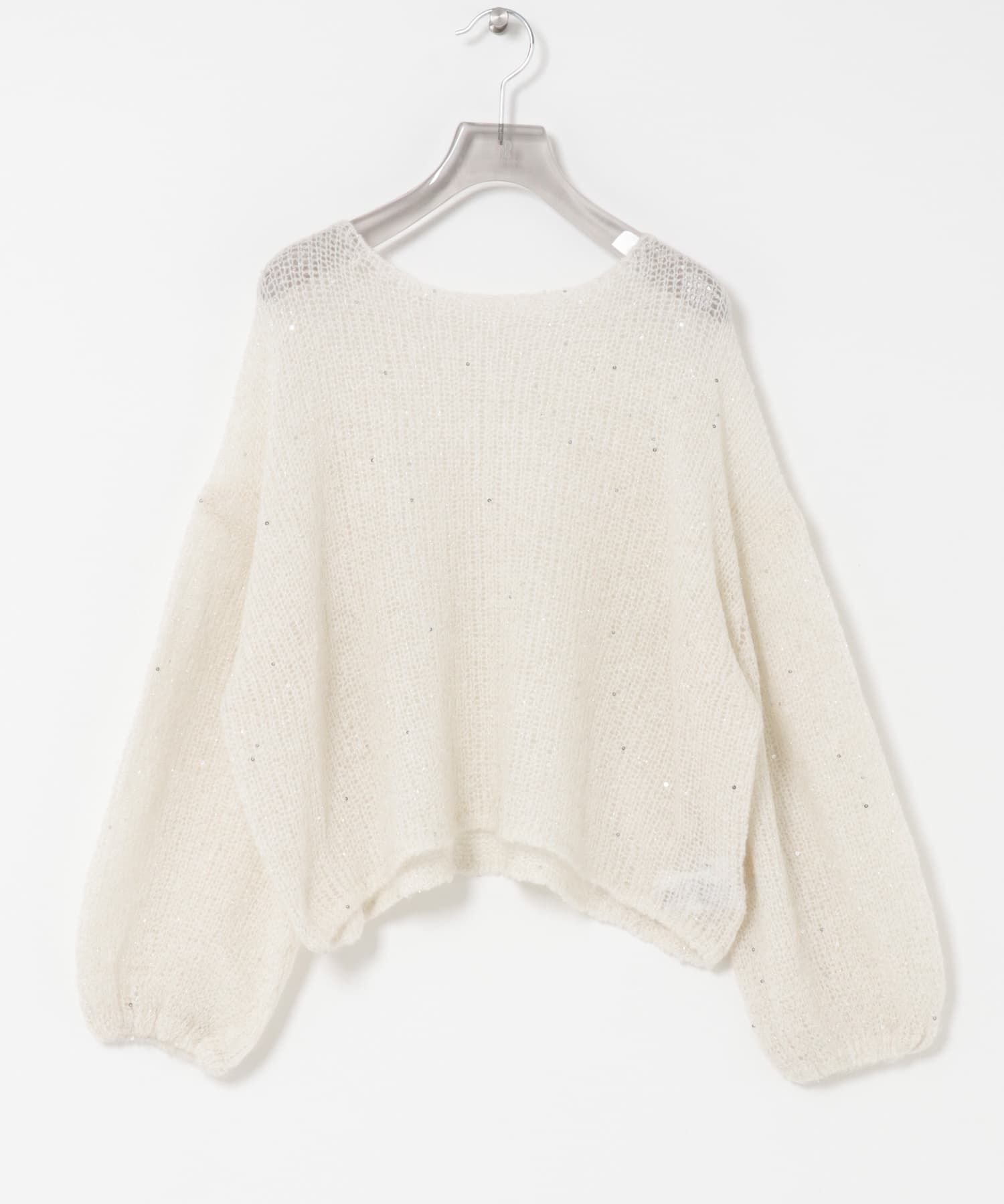 URBAN RESEARCH「スパンコールモヘヤルーズニット」|ニット・セーター|