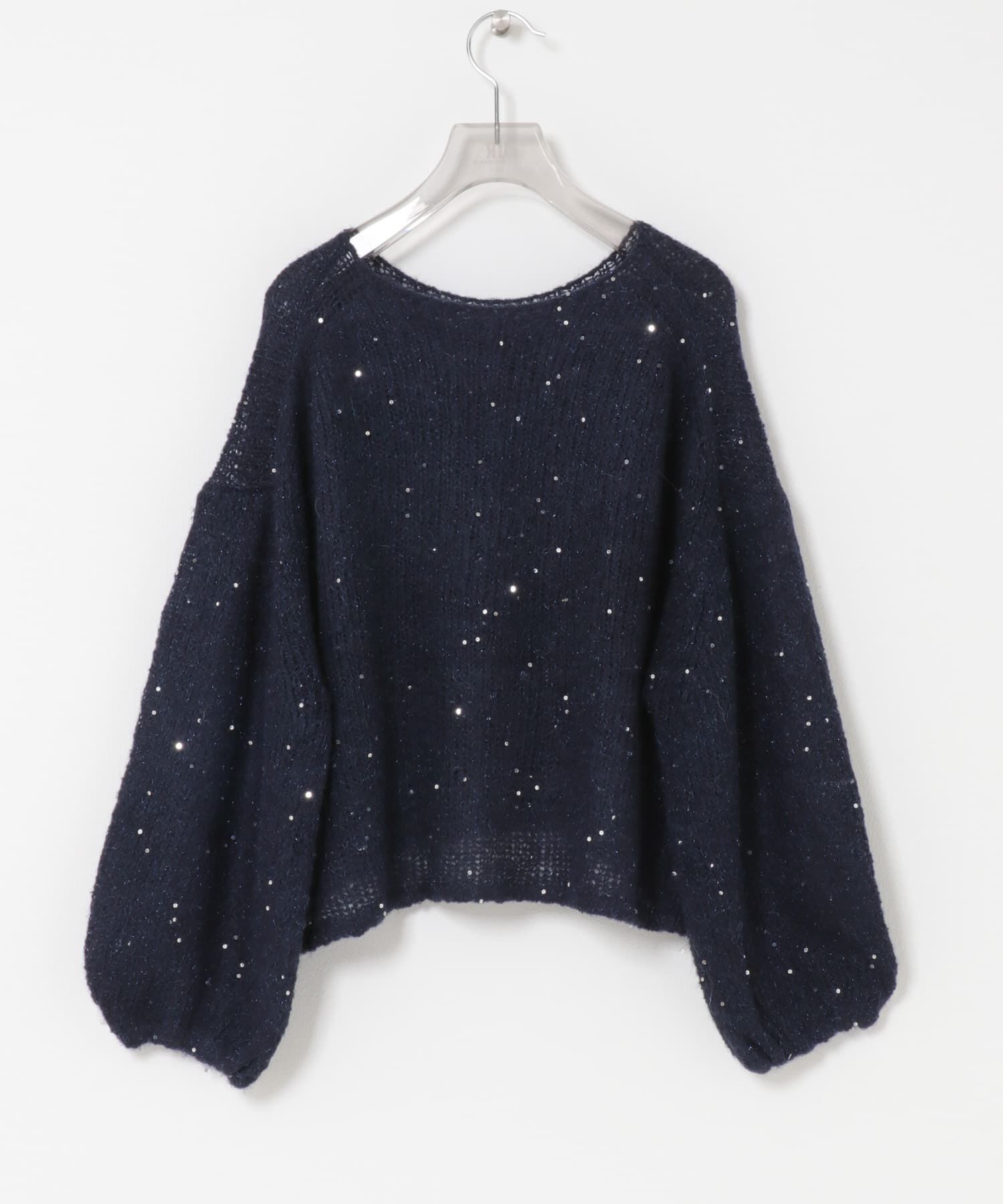 URBAN RESEARCH「スパンコールモヘヤルーズニット」|ニット・セーター|