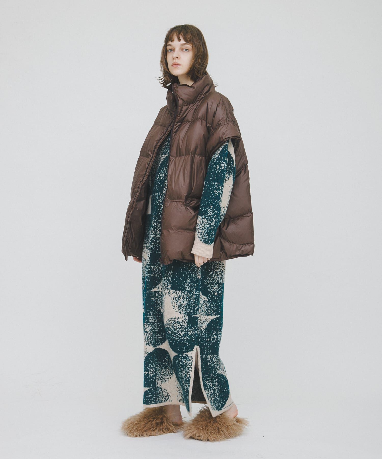 LAATO「5 patterned knit dress」|ワンピース|